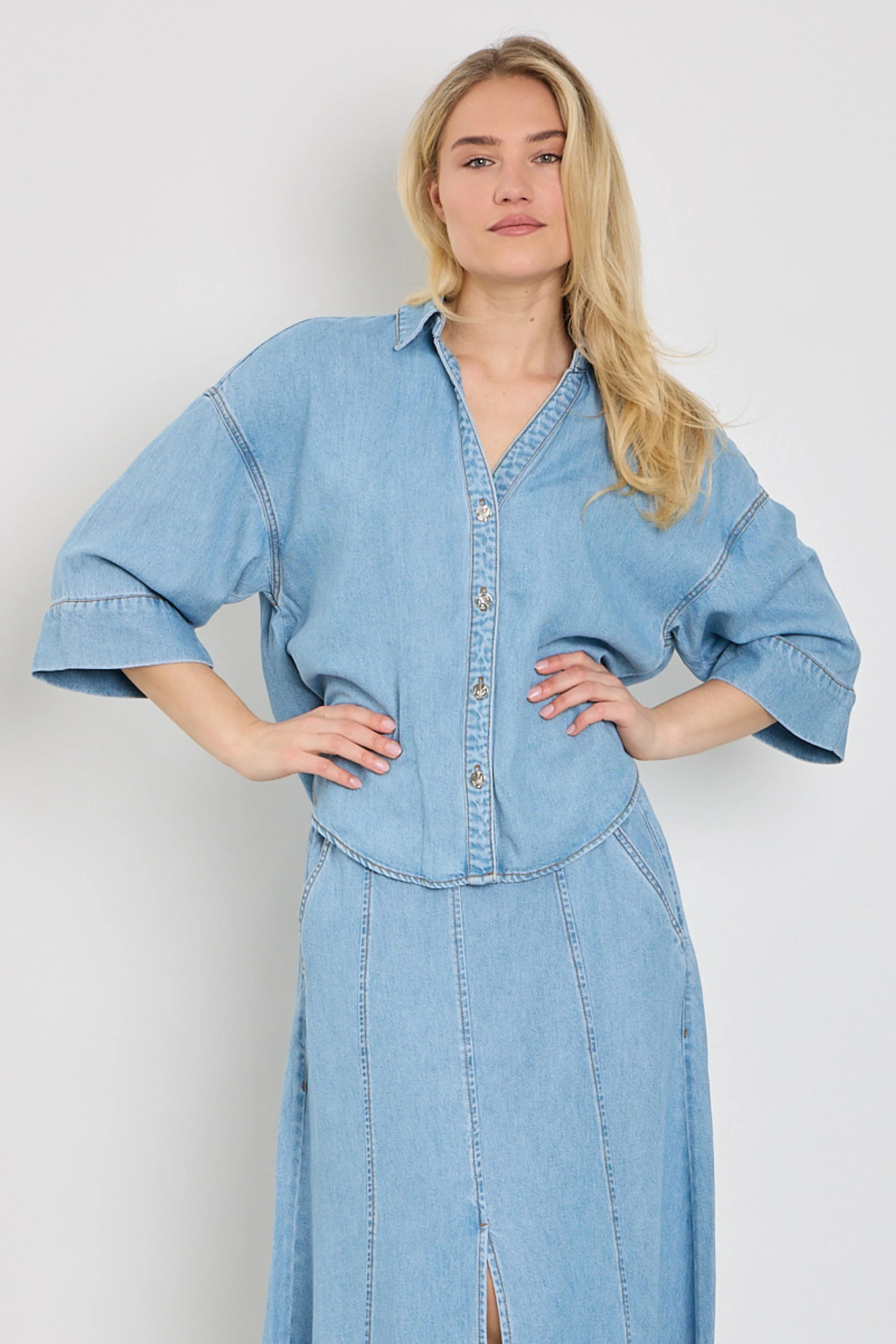 Blouse Fqmilo Light Blue Denim 207843