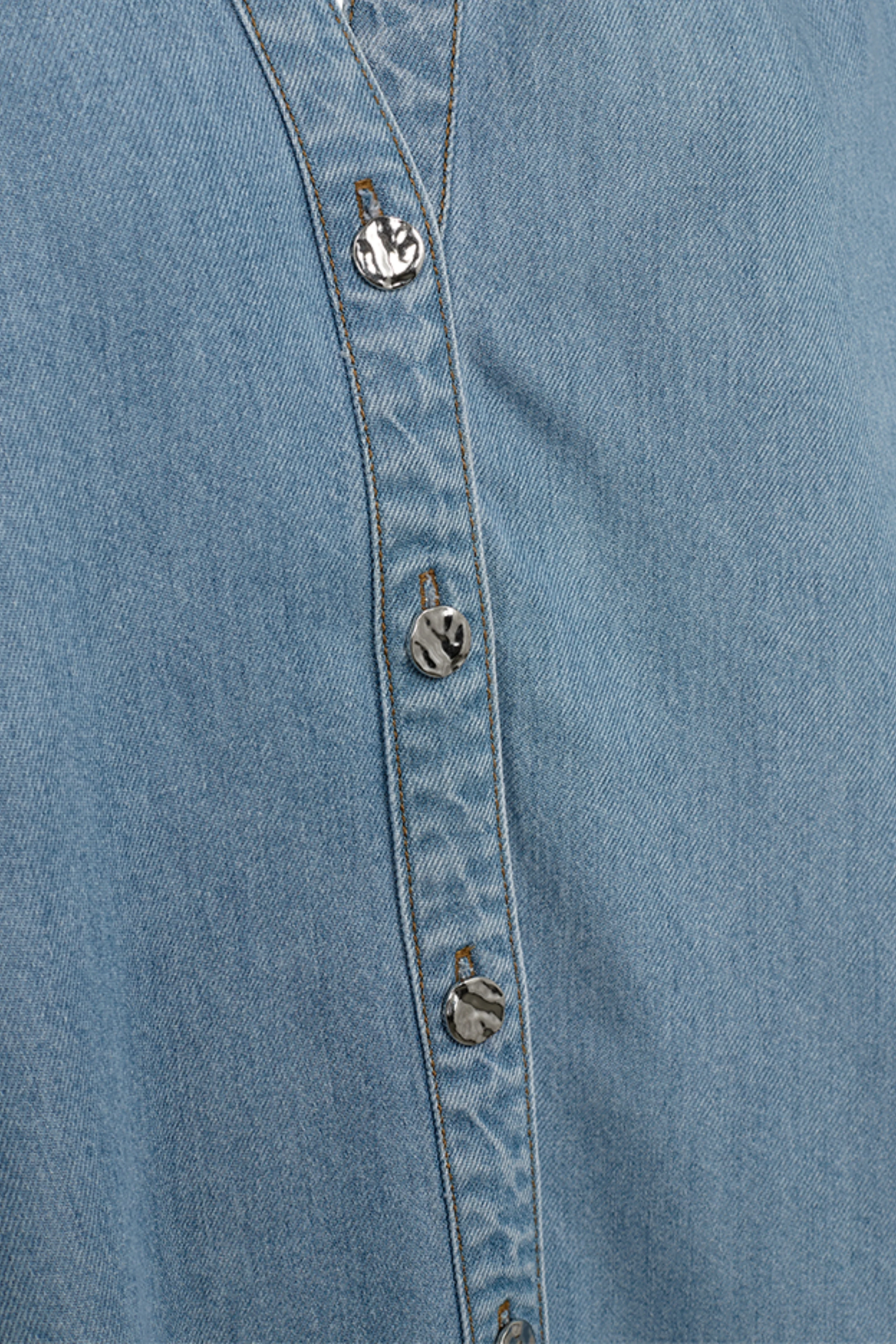 Blouse Fqmilo Light Blue Denim 207843 - Image 7