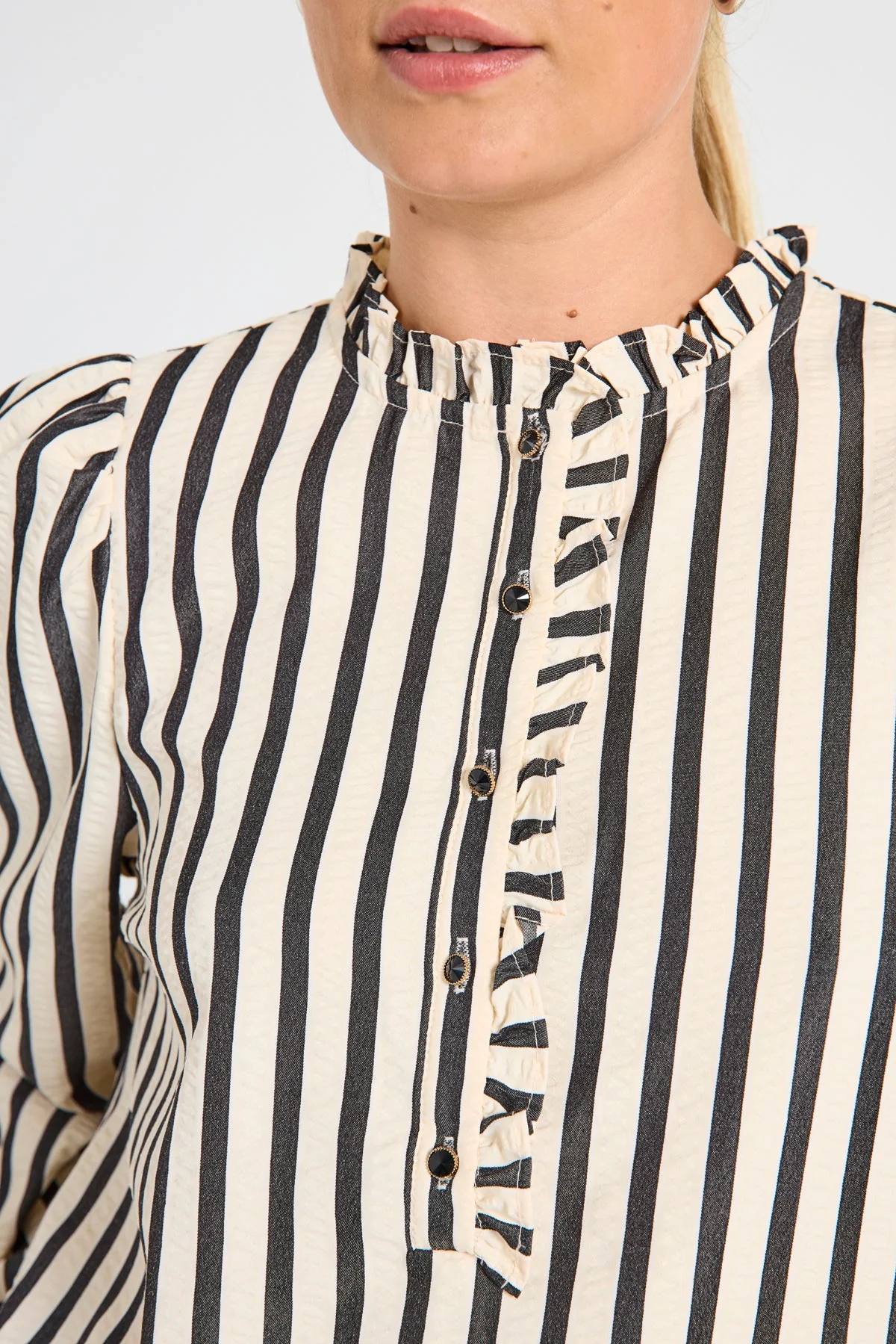 Blouse fqnoto star offwhite black - Image 7