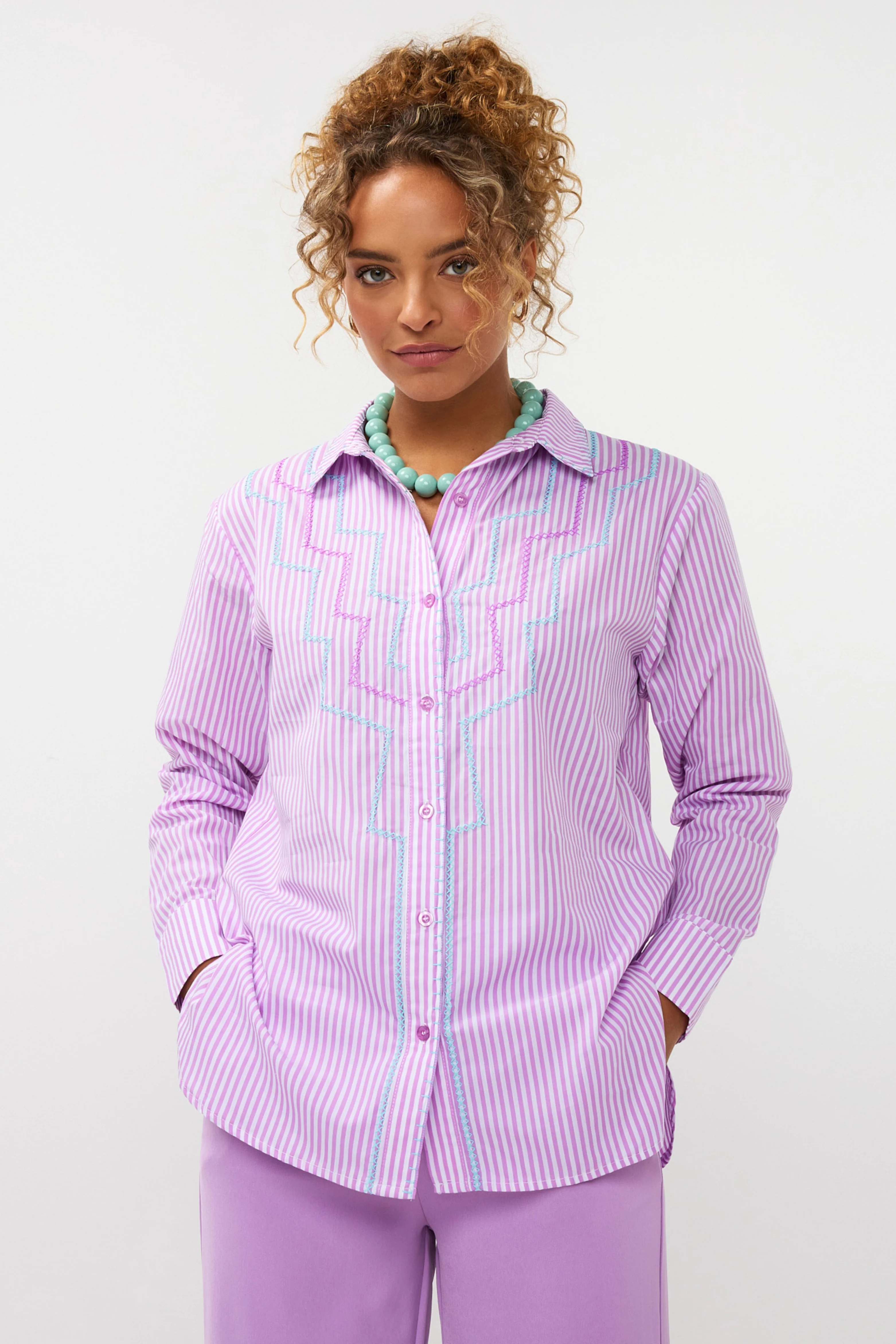 Blouse Gaby Violet - Image 4