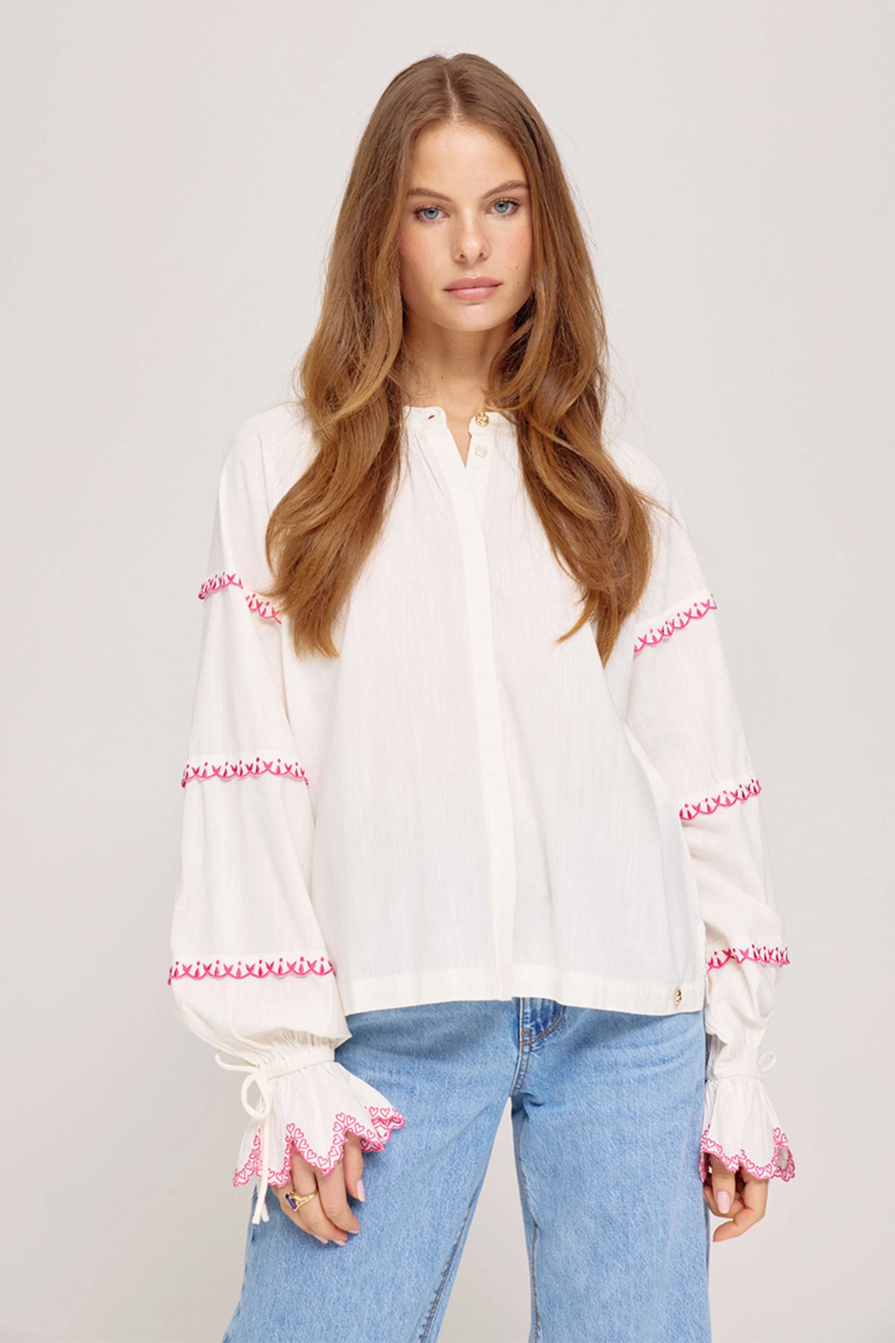 Blouse Hady Ecru SS25C606 - Image 3