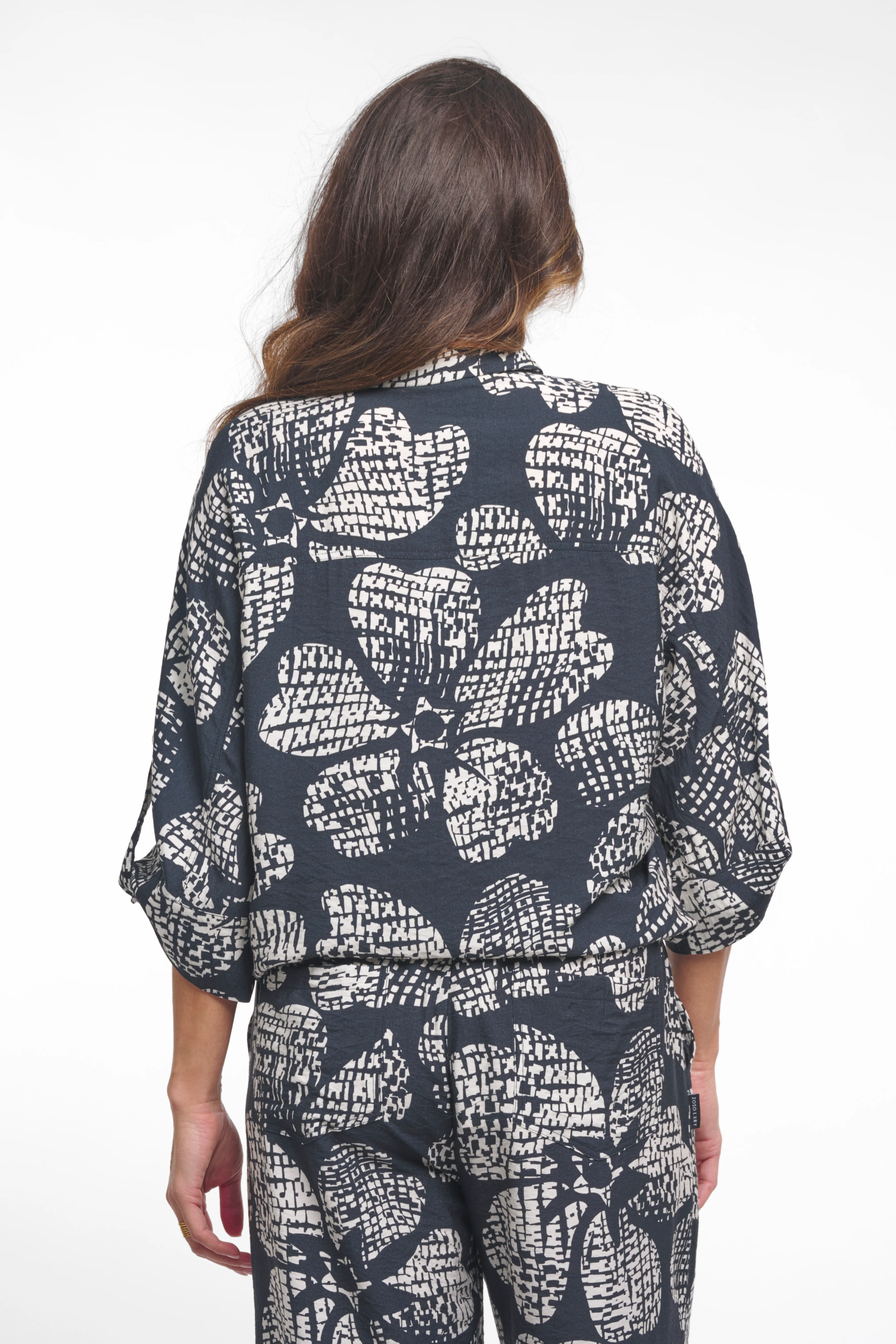 Blouse Holly Navy 262 - Image 6