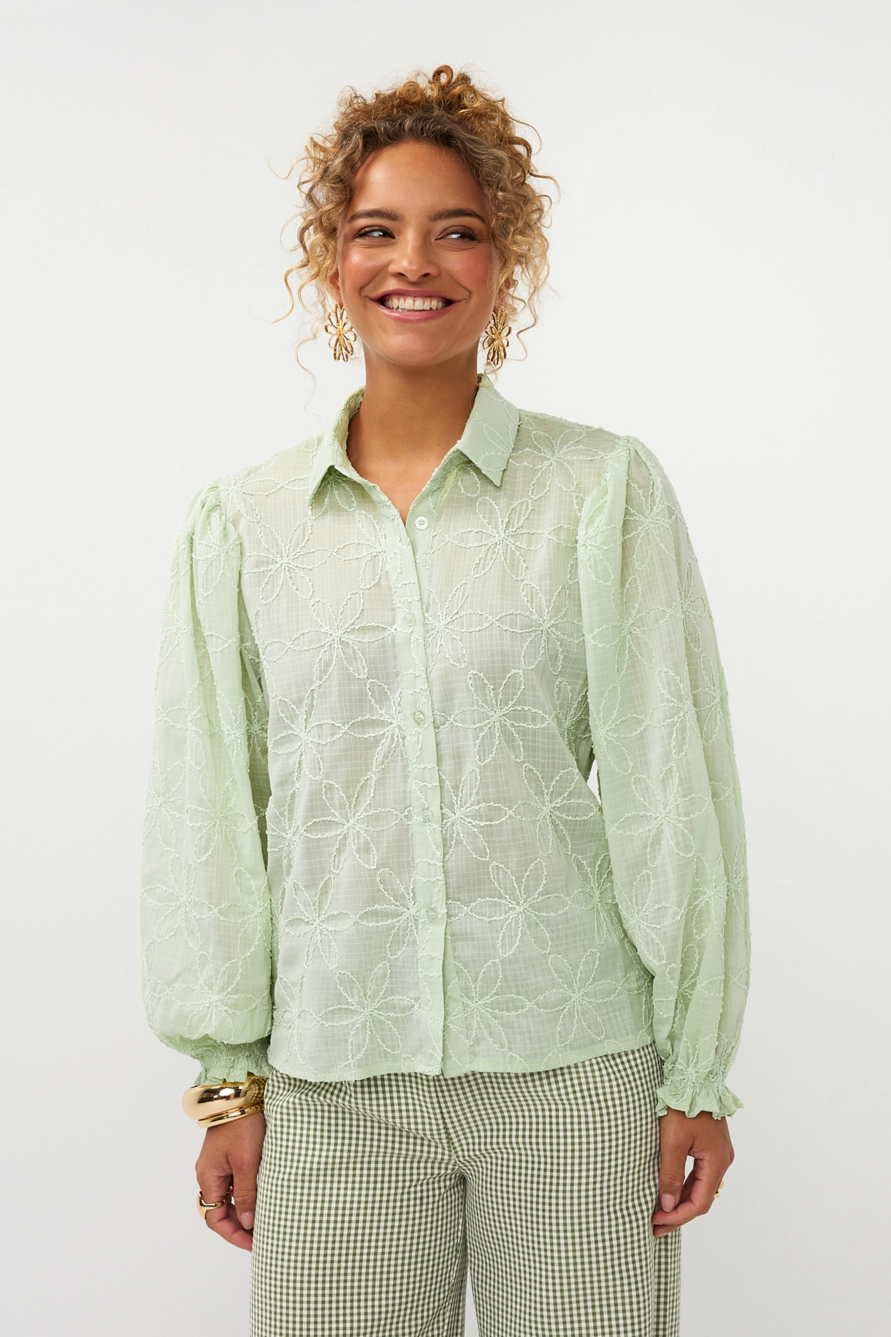 Blouse Isamae Soft Green