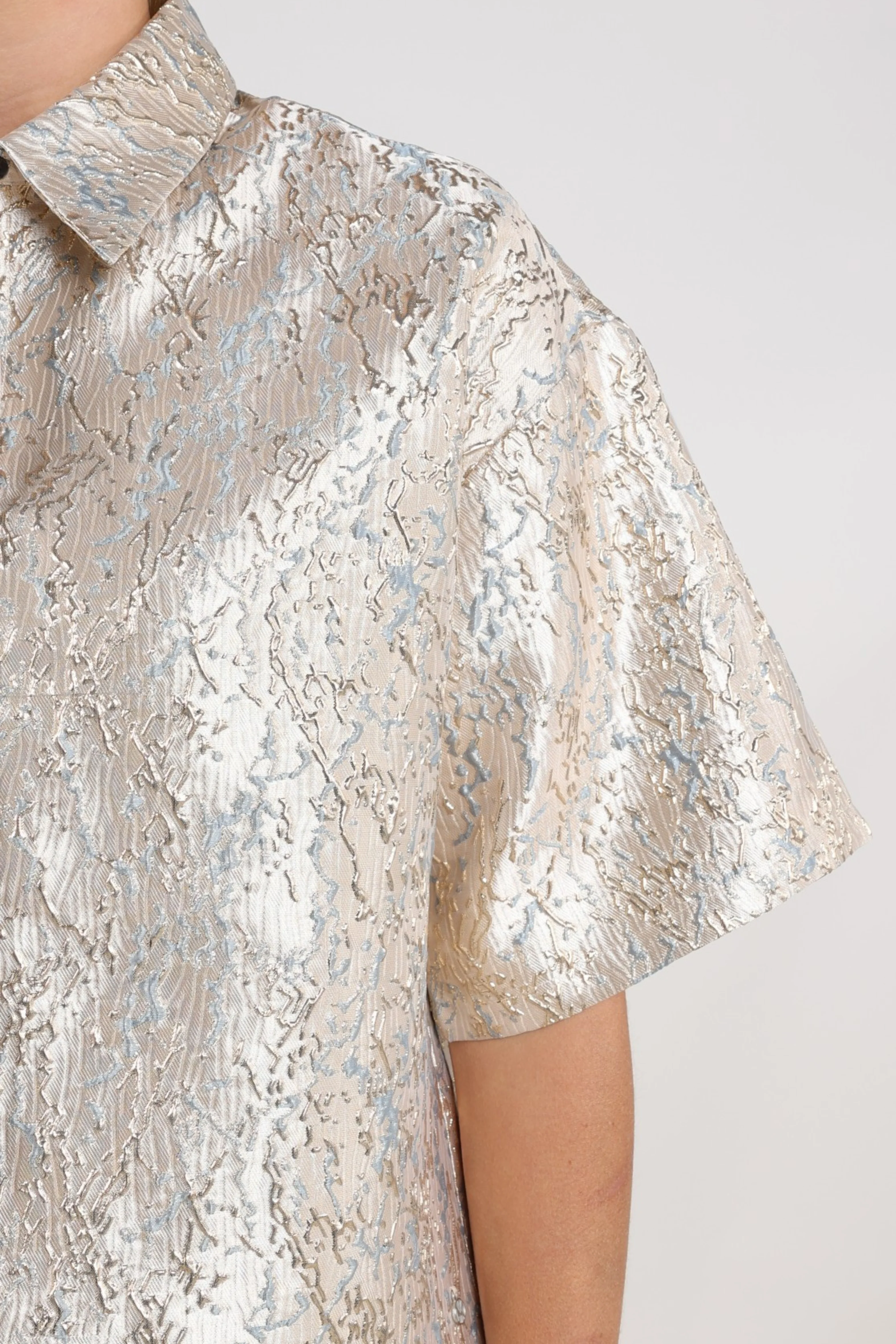 Blouse Leena Gold Cloudy NKS02111 - Image 5