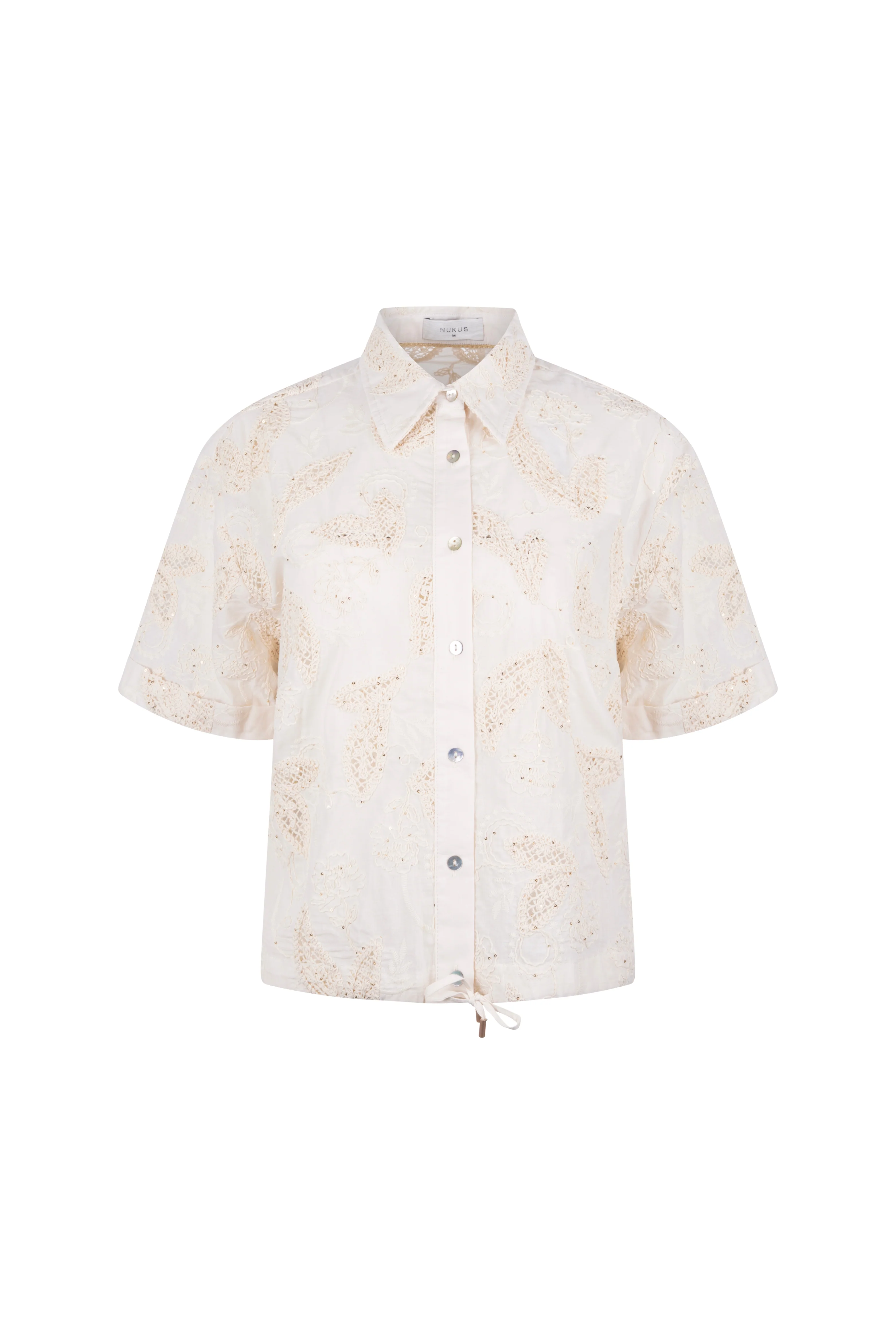 Blouse Leonora Sand NKS02124 - Image 2