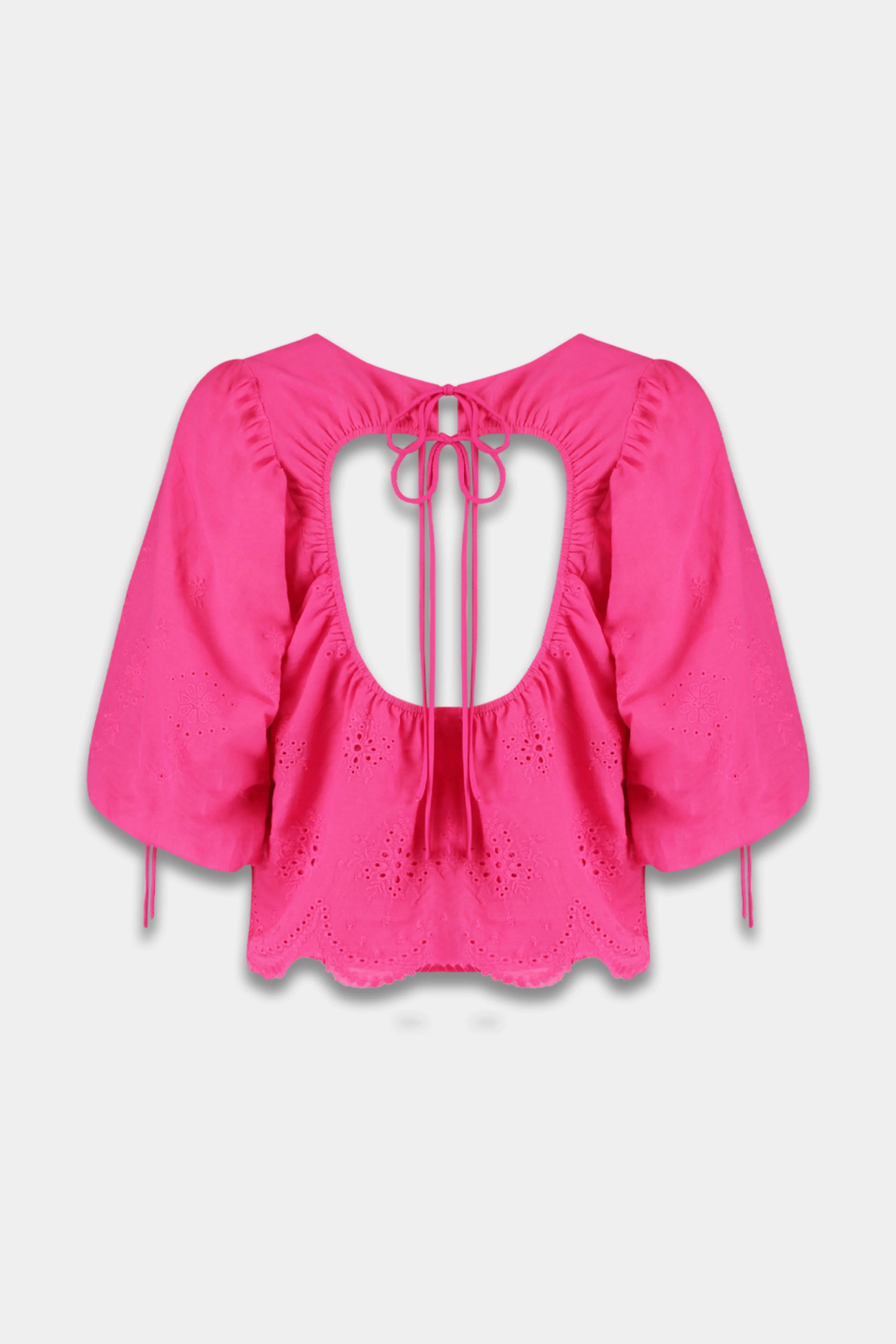 Blouse Levy Hot Pink SS25P609 - Image 4