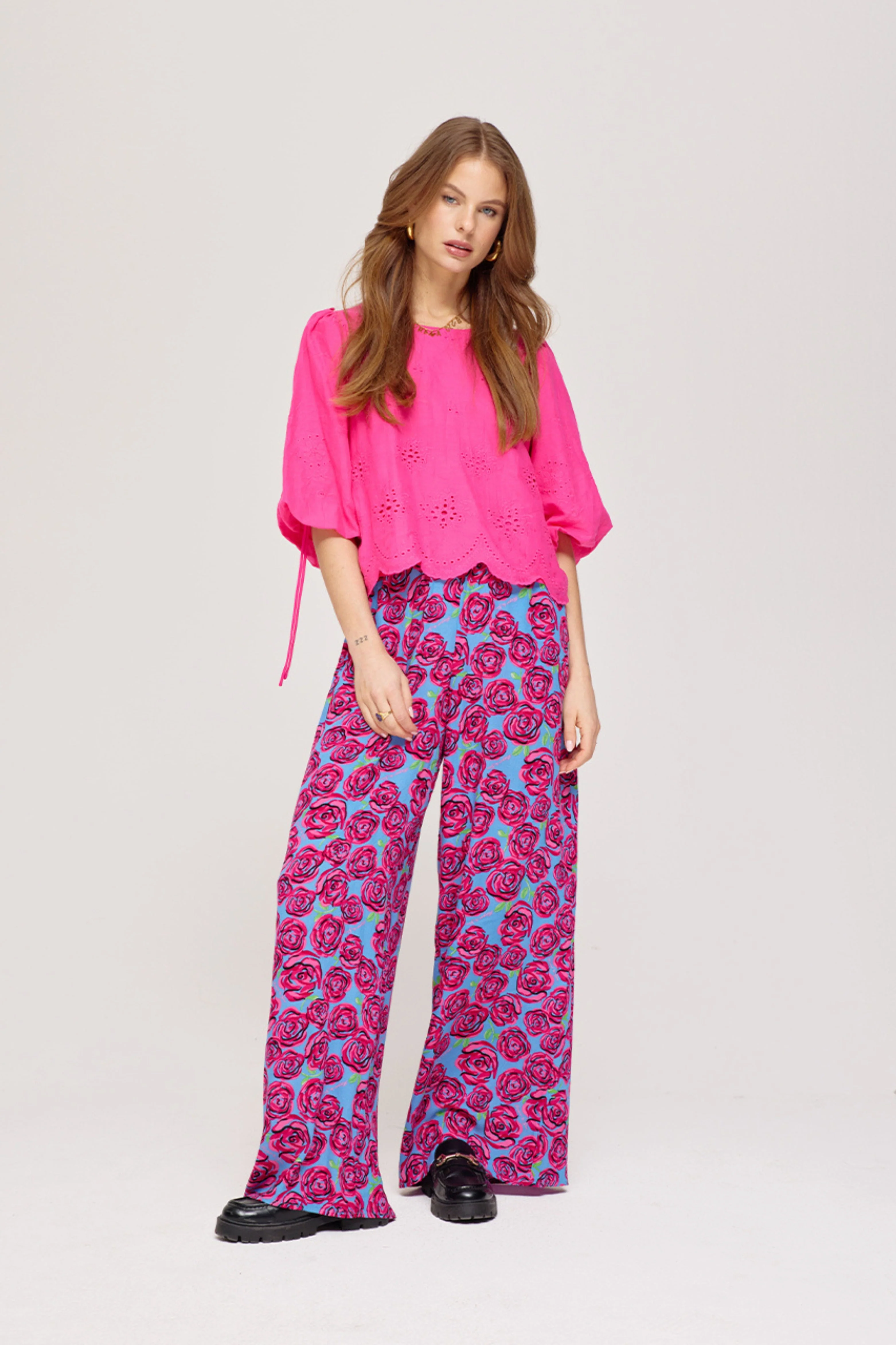 Blouse Levy Hot Pink SS25P609 - Image 5