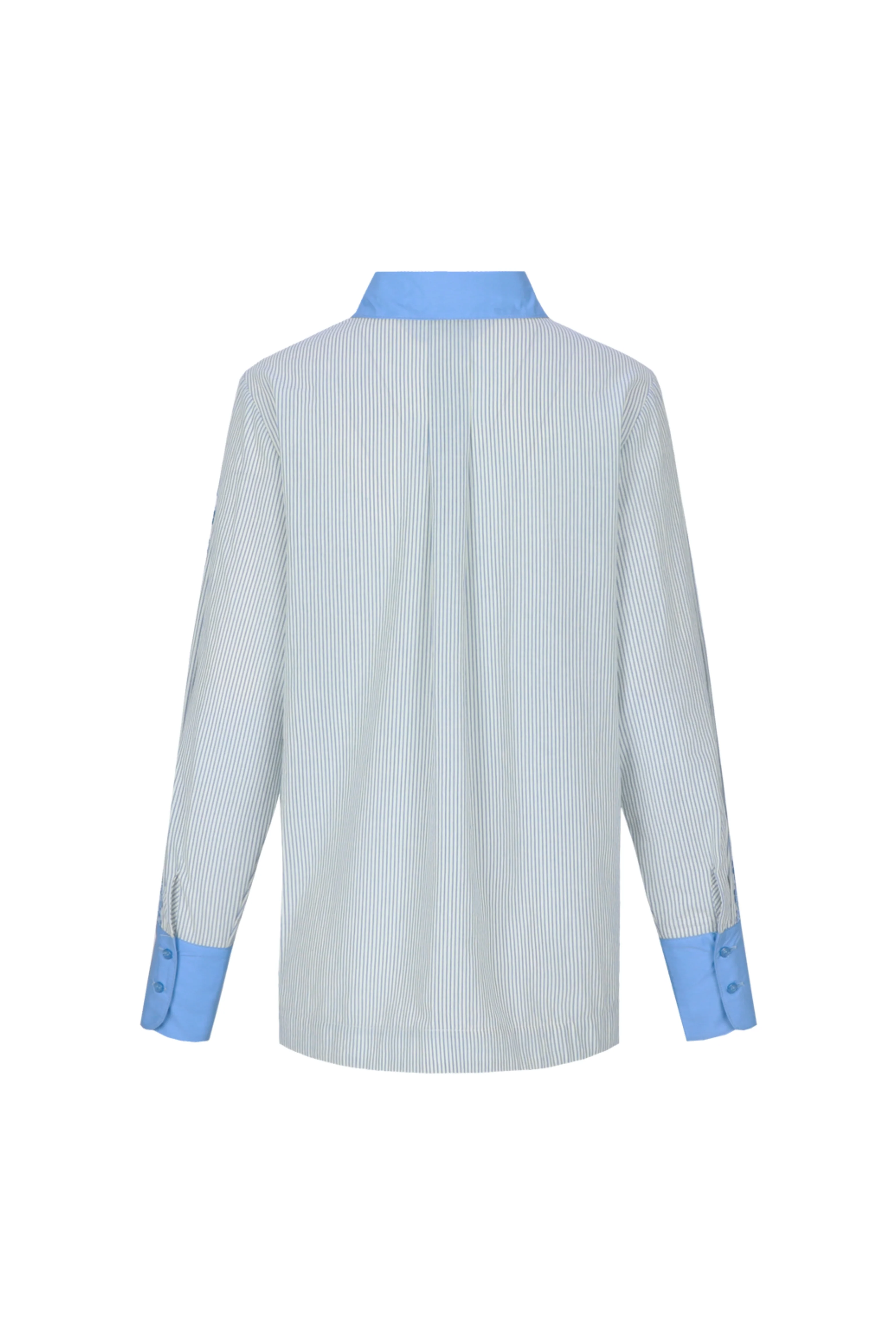 Blouse Lucille Offwhite Celestial Blue - Image 4