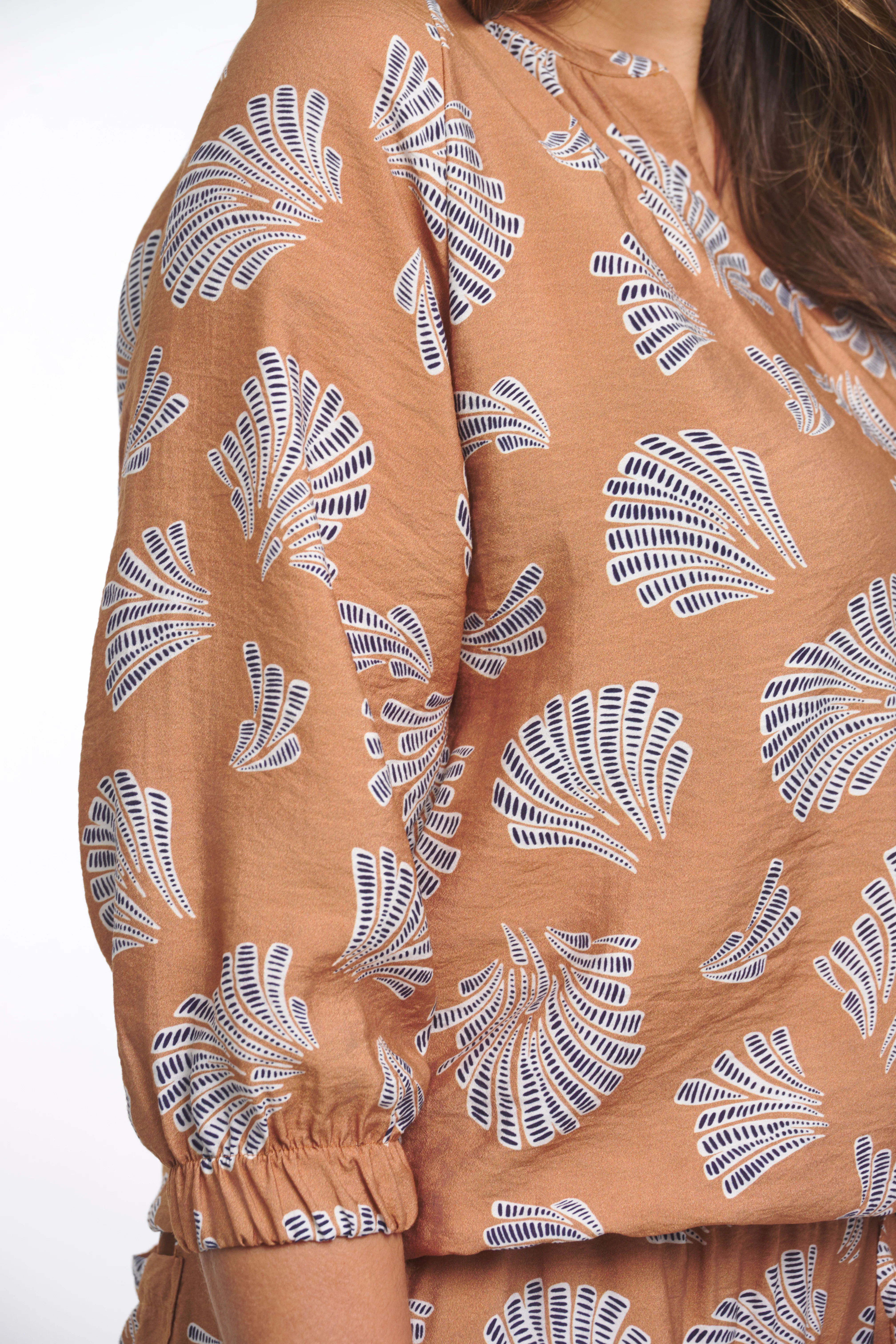 Blouse Lydia Summer Camel 262 - Image 6