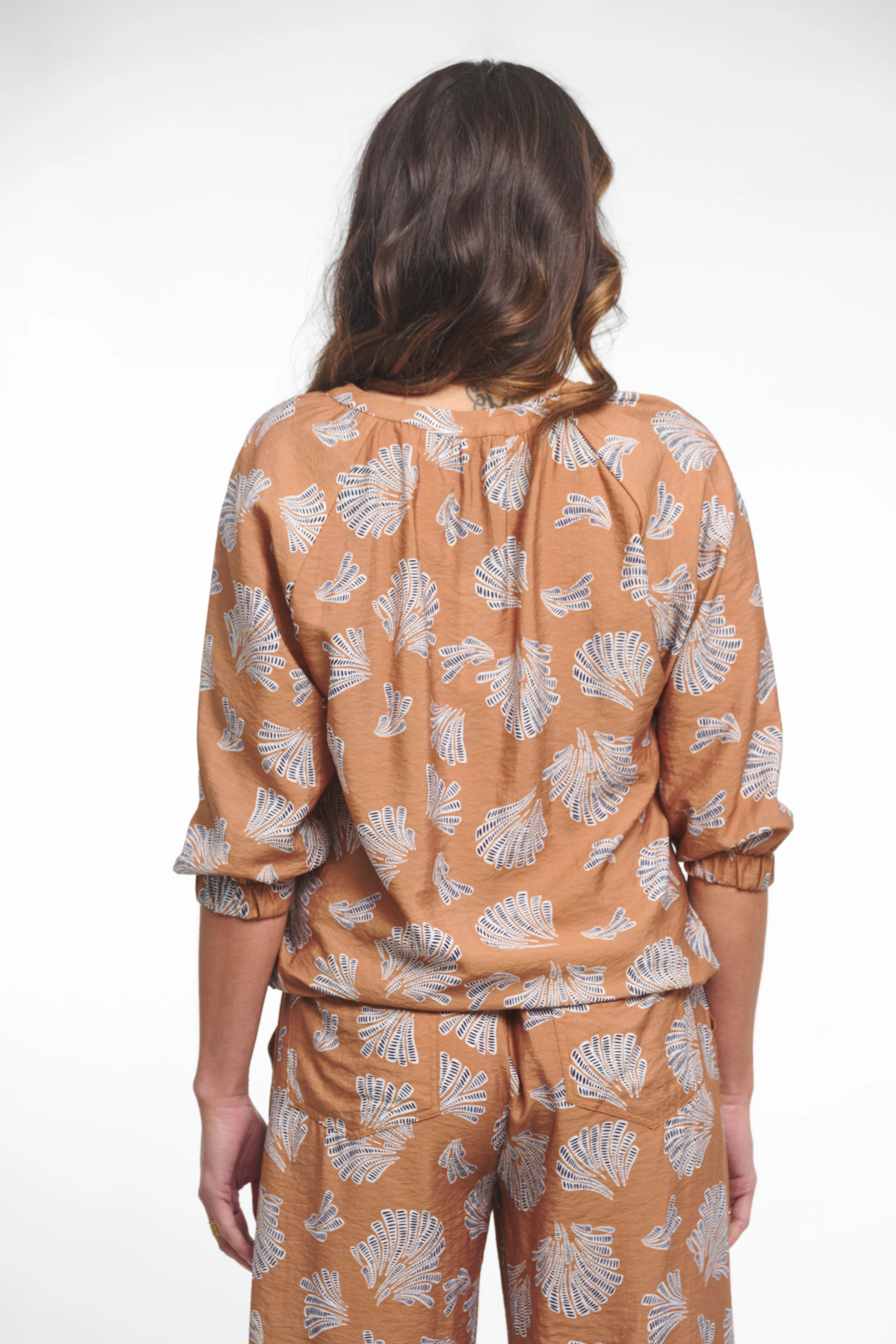Blouse Lydia Summer Camel 262 - Image 7