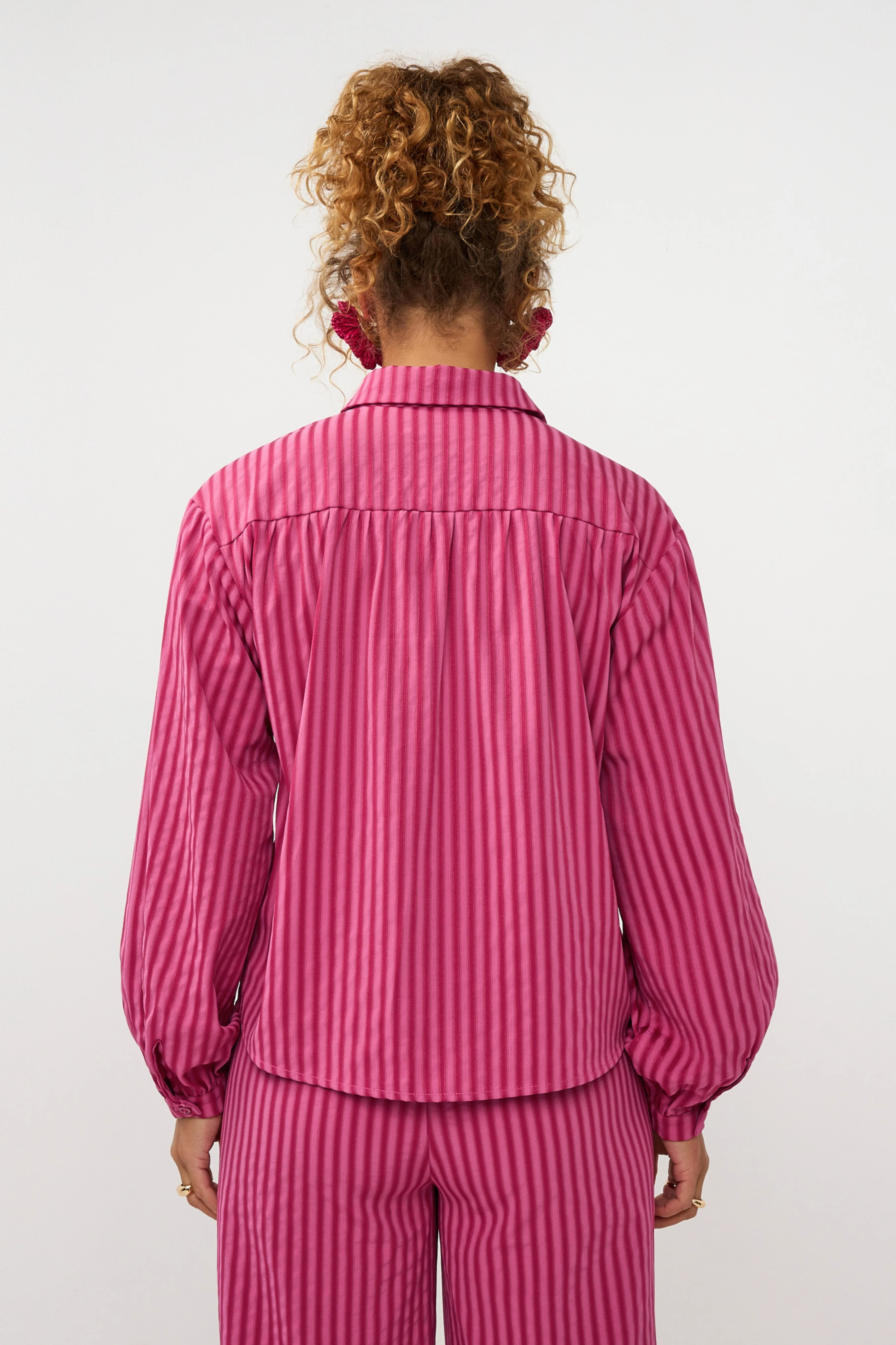 Blouse Madelena Berry Pink - Image 2
