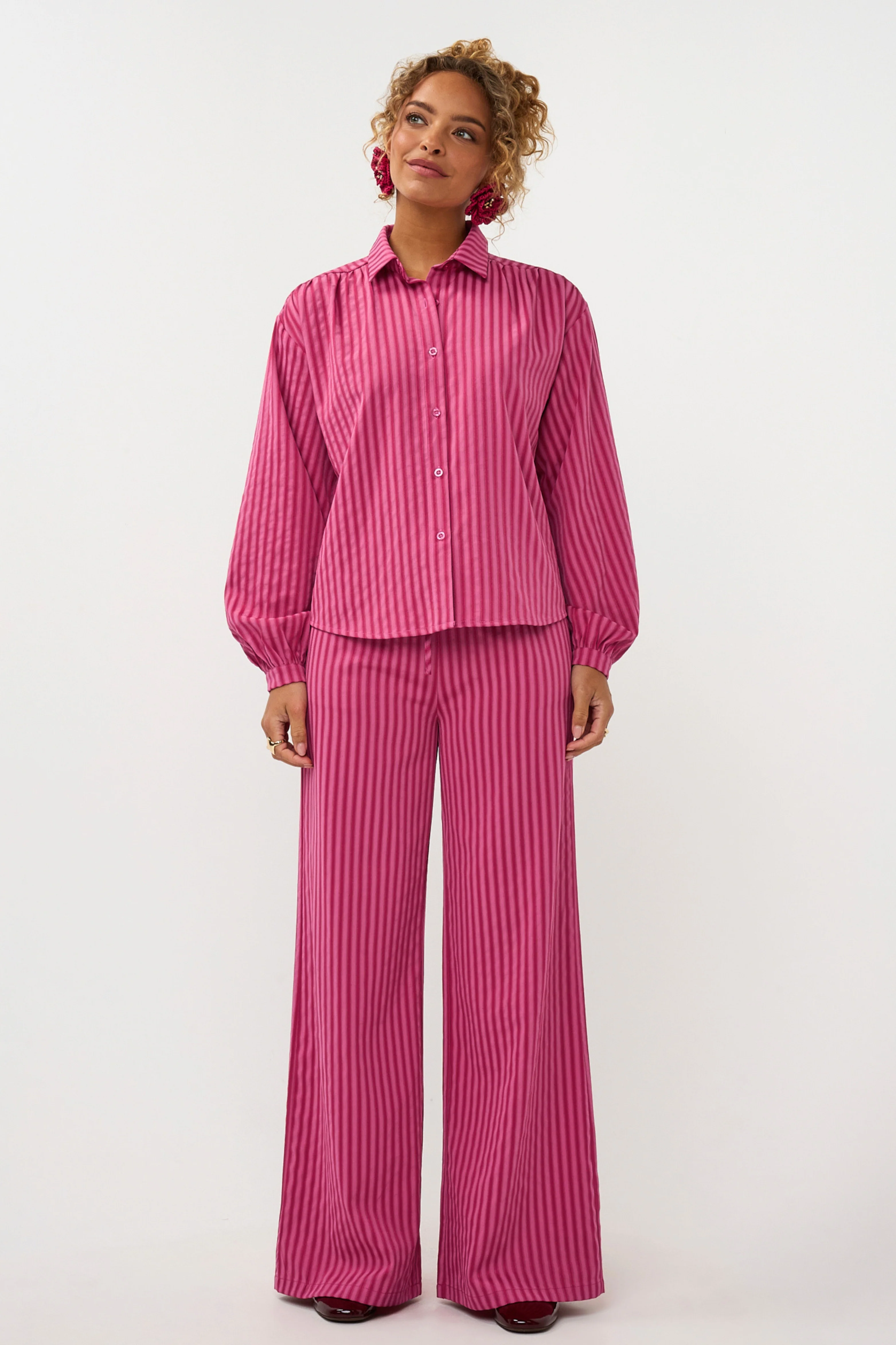Blouse Madelena Berry Pink - Image 4