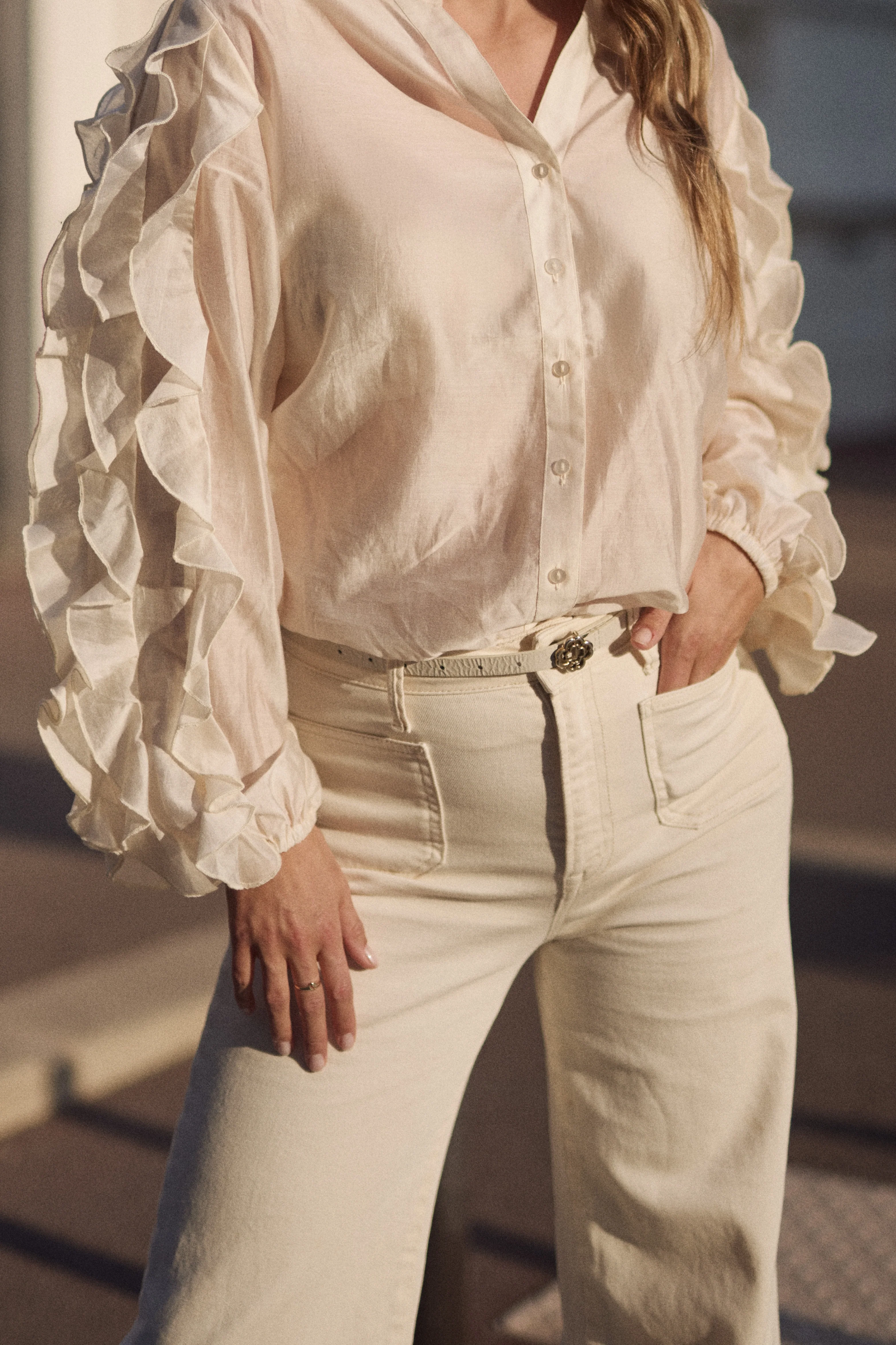 Blouse Margriet Offwhite NKS02225 - Image 7