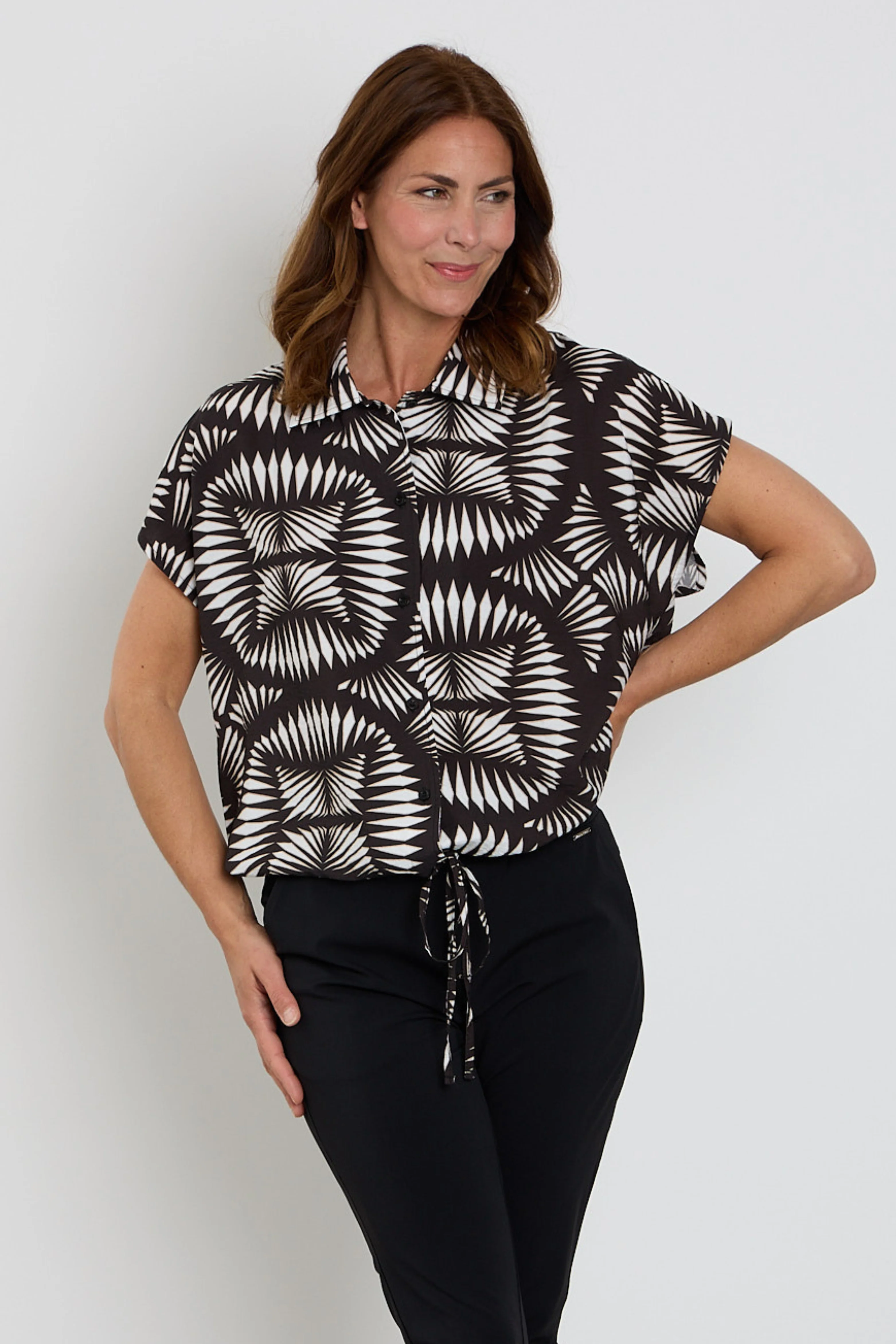 Blouse Melanie Black Sand 263 - Image 2