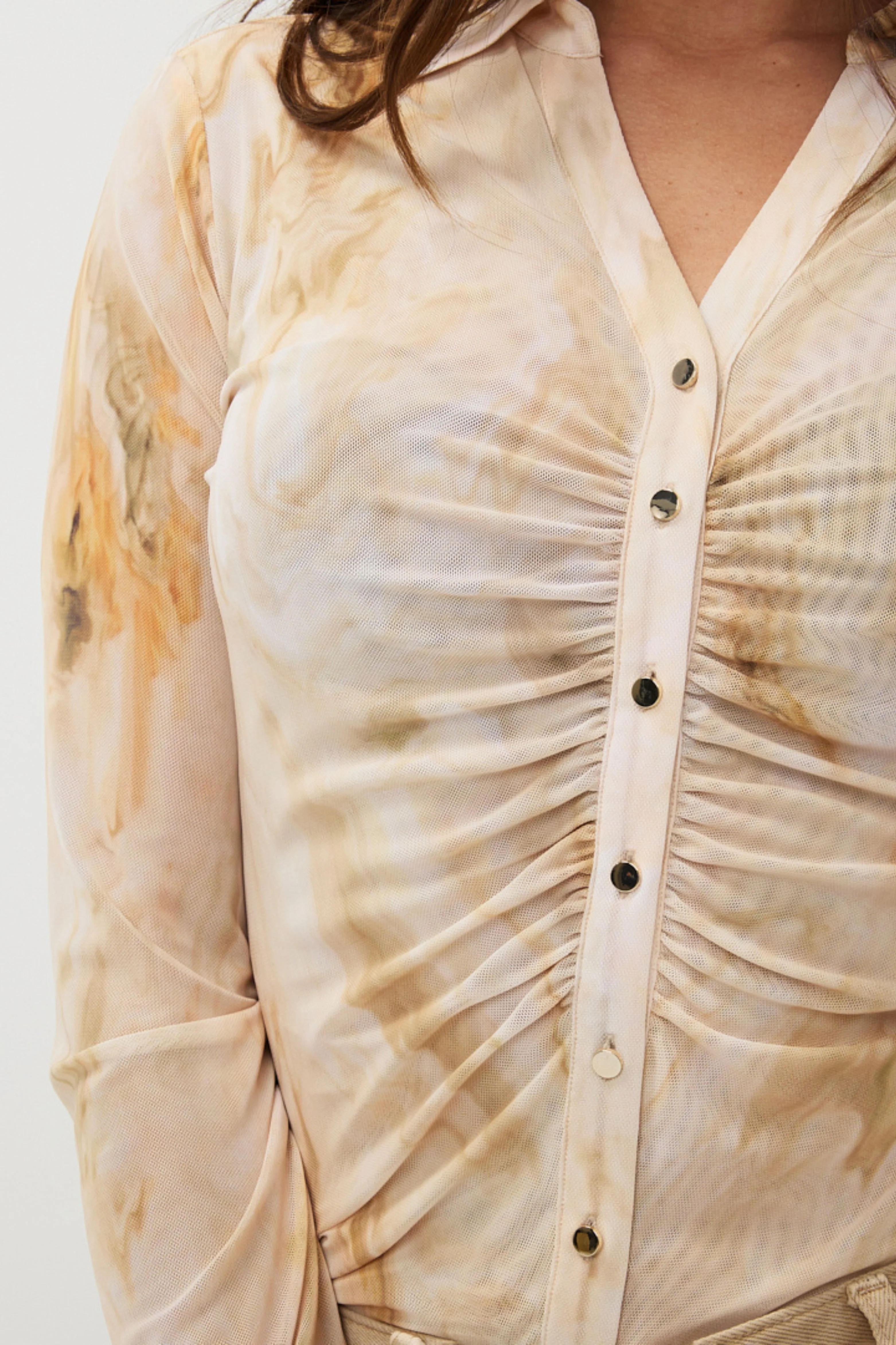 Blouse Mesh Marble Dream Print SP25.30001 - Image 7