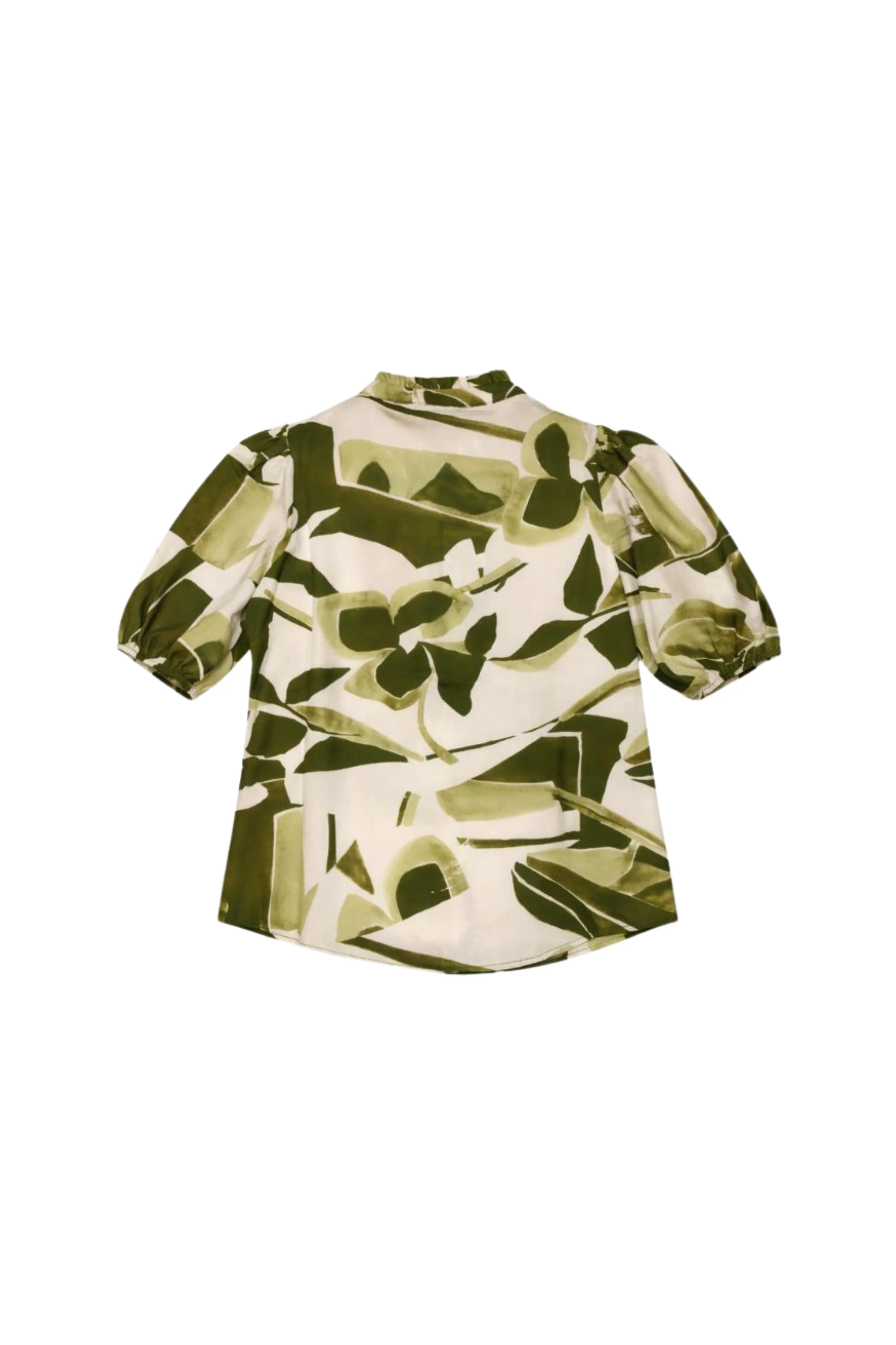 Blouse Mira Green Desert Flower - Image 3