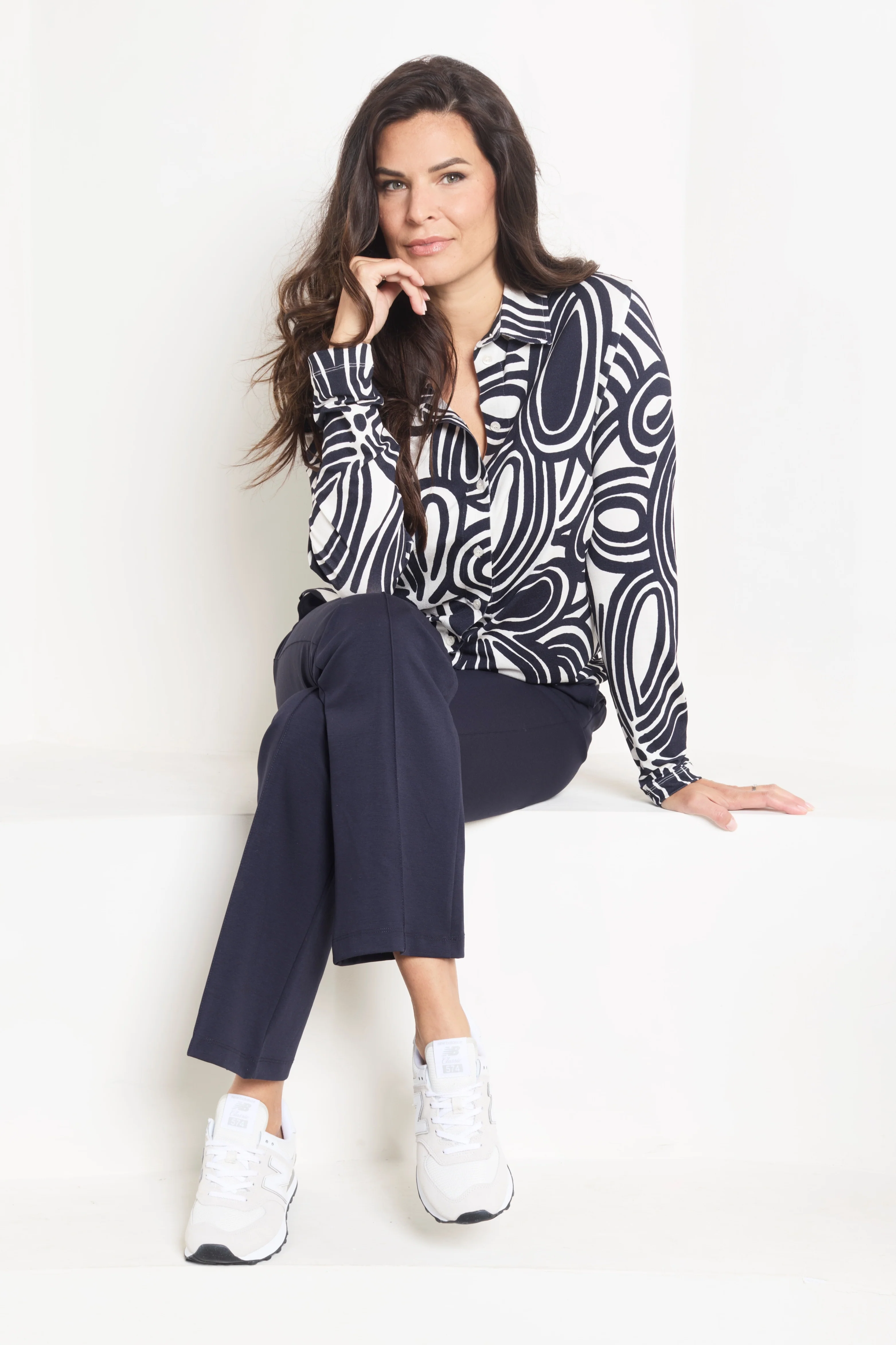 Blouse Natalia Kit Night Blue 261 - Image 2