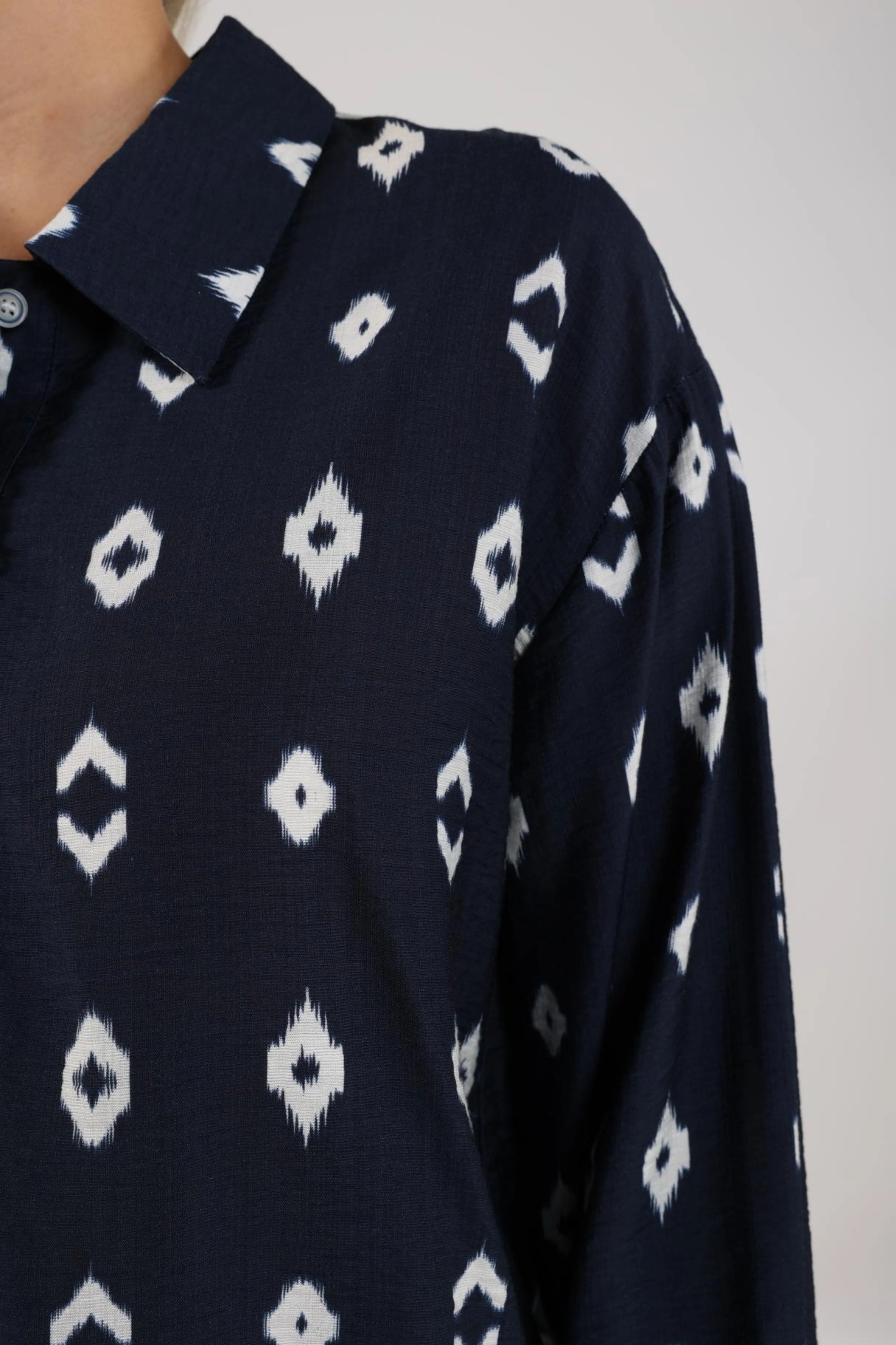 Blouse Newport Navy NKS02141 - Image 5