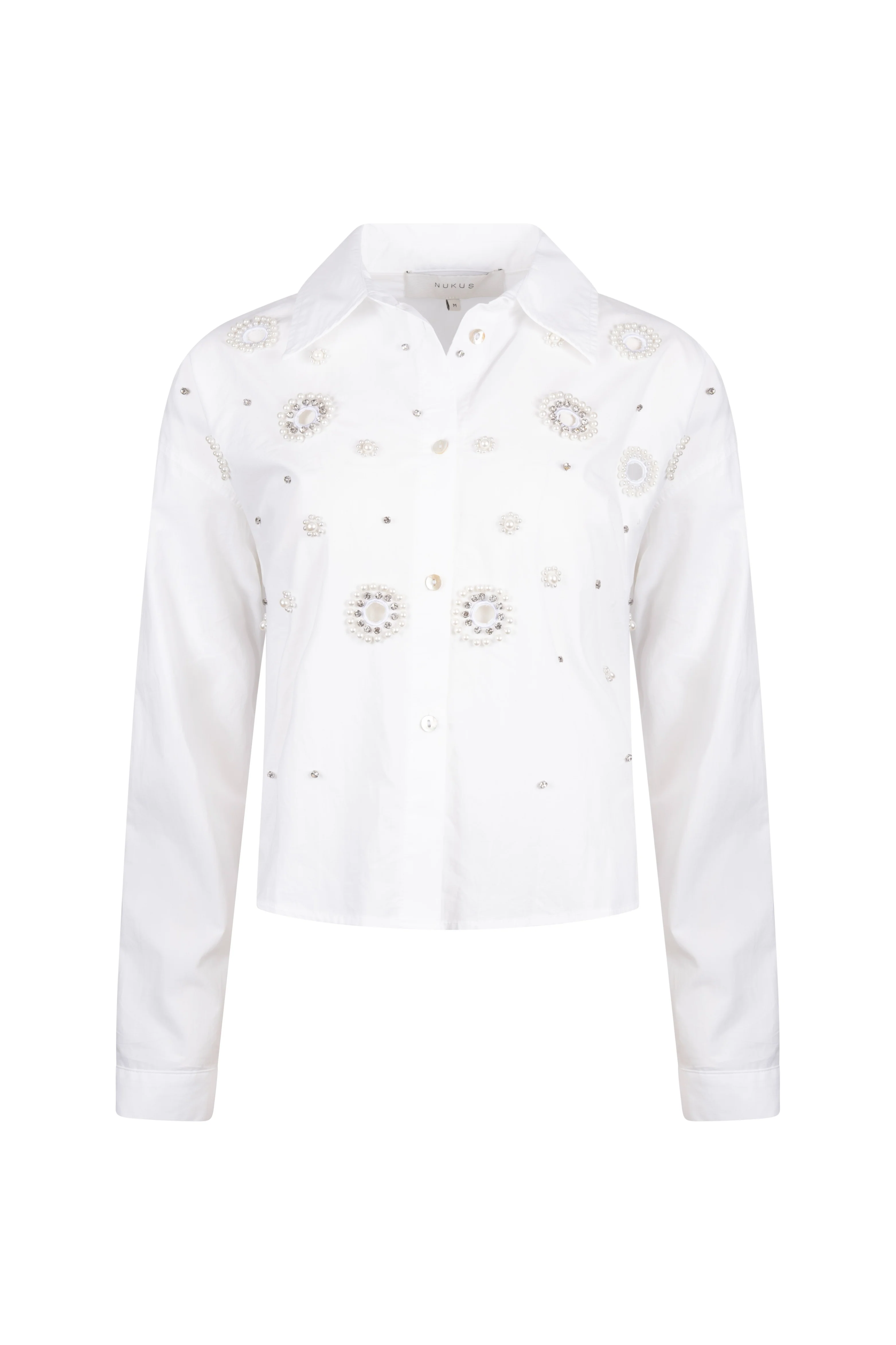 Blouse Noor Pearl Offwhite NKS02106 - Image 2