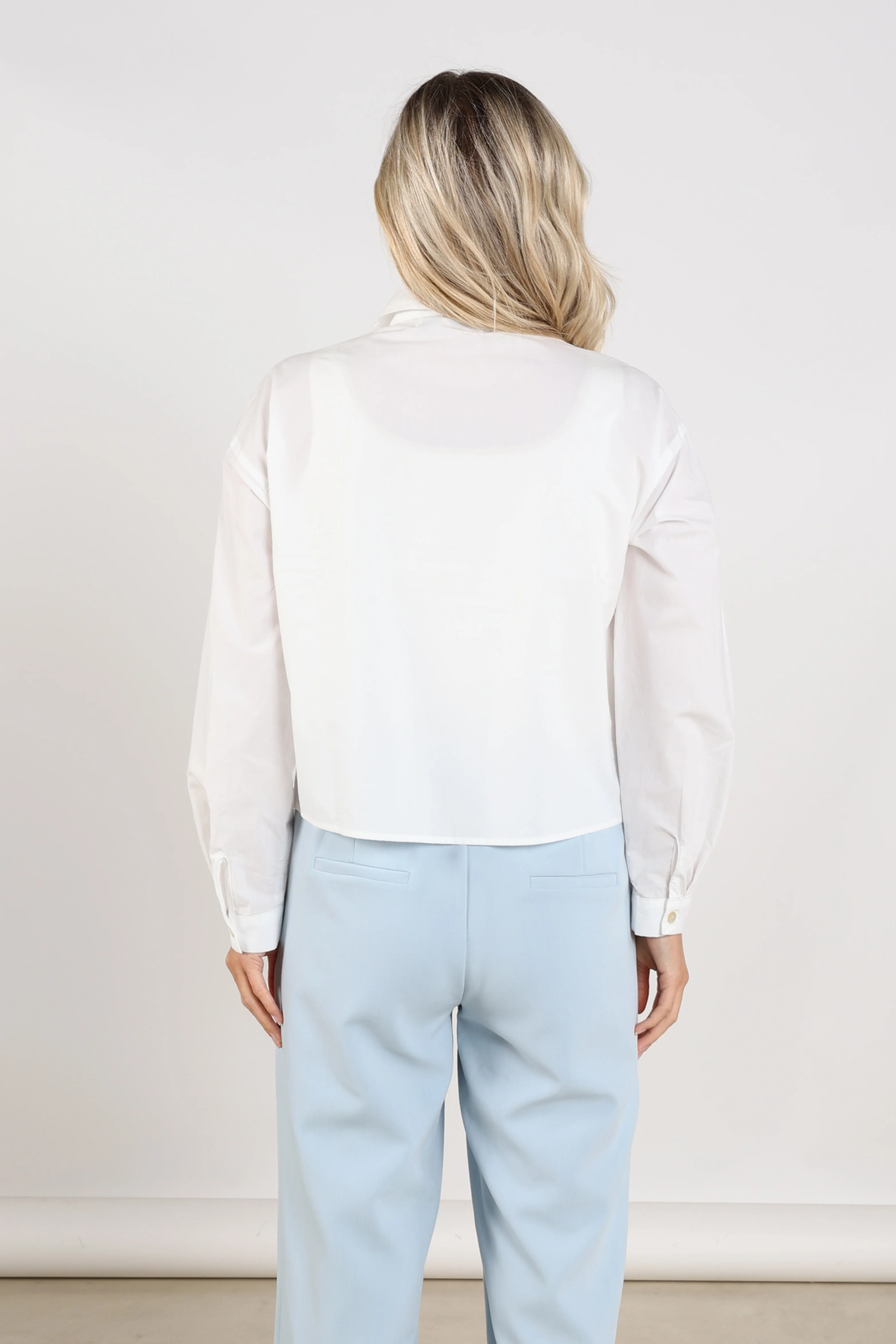 Blouse Noor Pearl Offwhite NKS02106 - Image 4