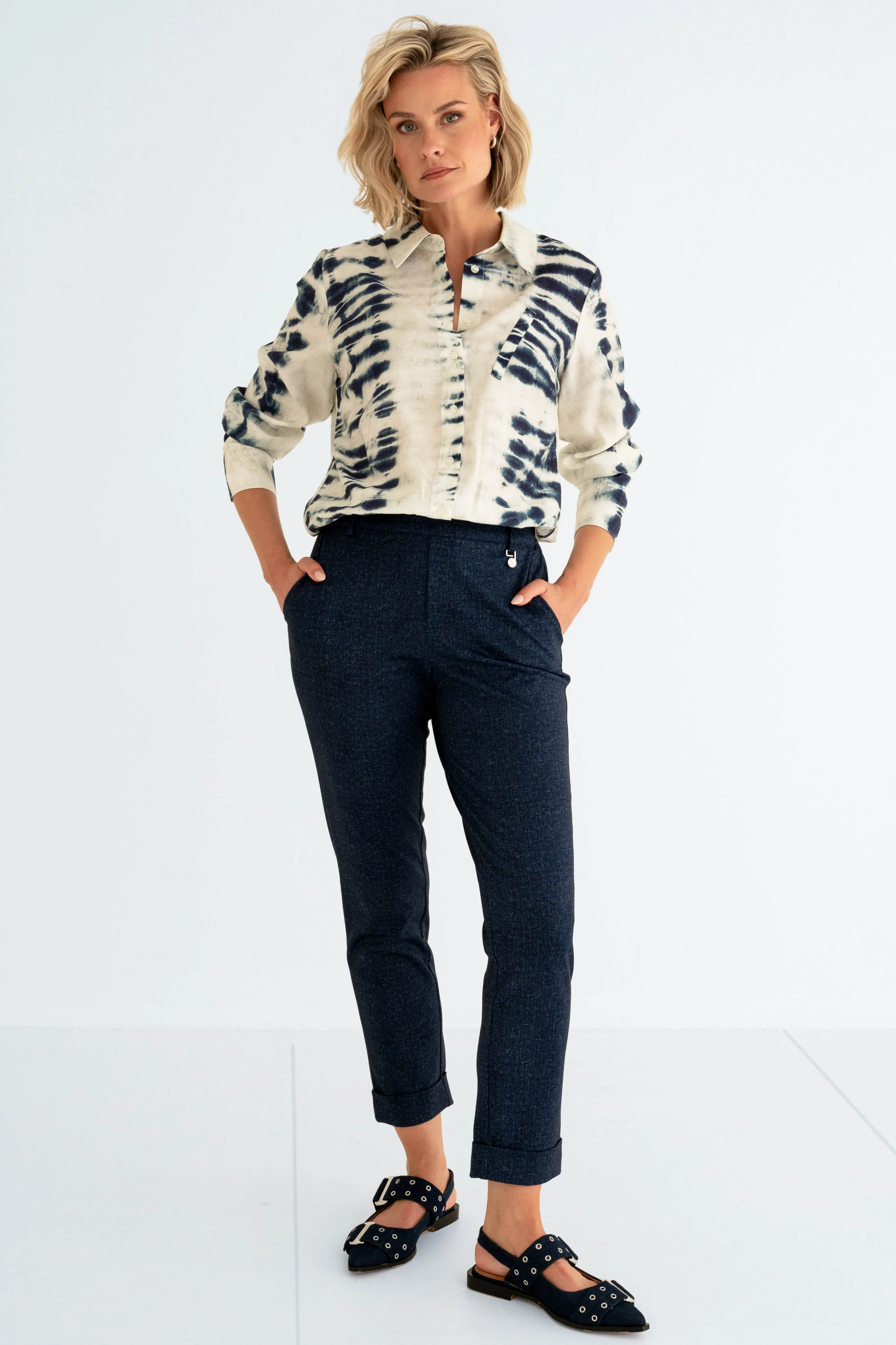Blouse Polly Faded Blue - Image 3