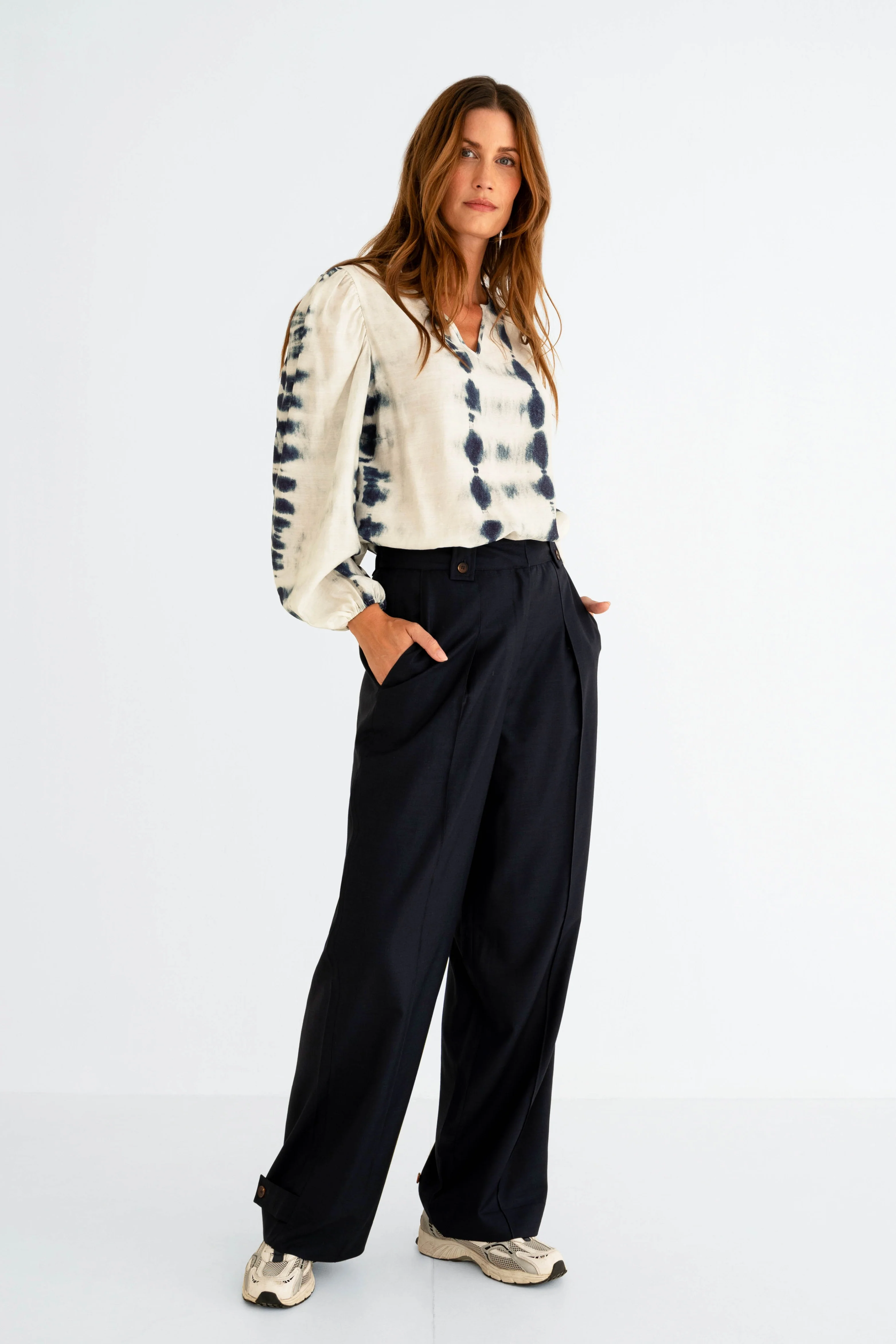 Blouse Polly Faded Blue - Image 6