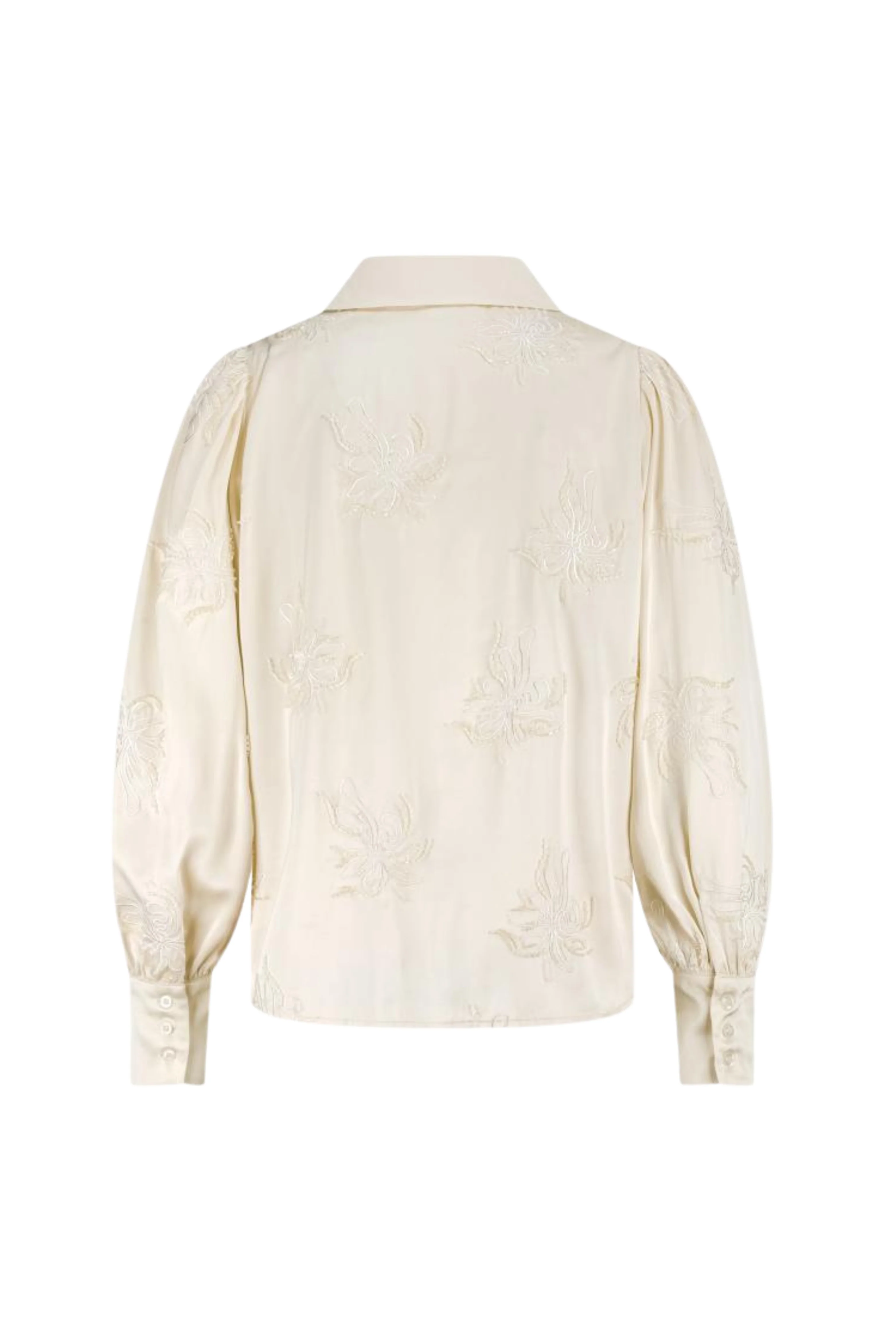 Blouse Preston Embroidery Offwhite NKF02069 - Image 3