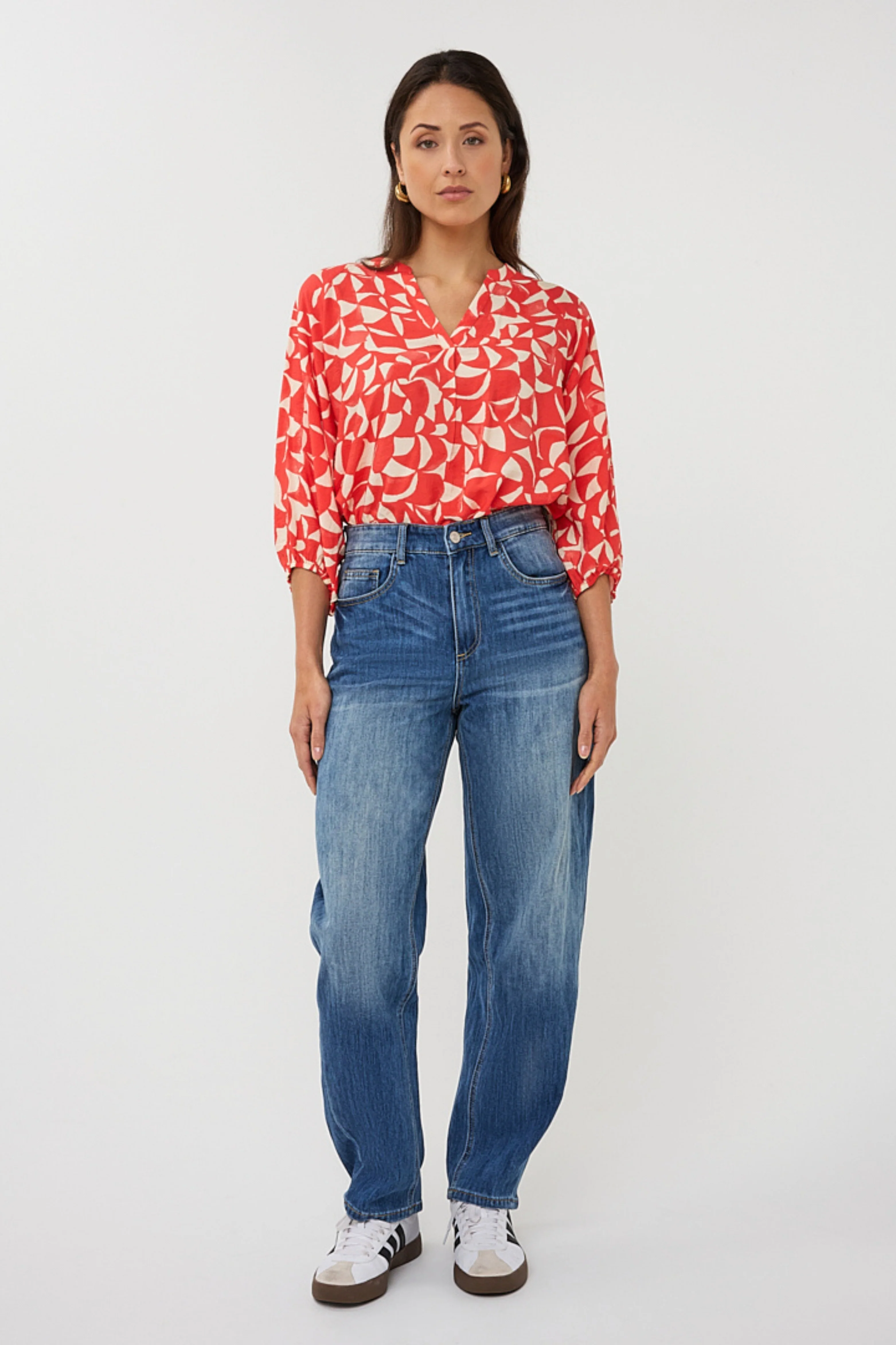 Blouse Raglan Scarlet Graphic Print SP26.14003 - Image 7