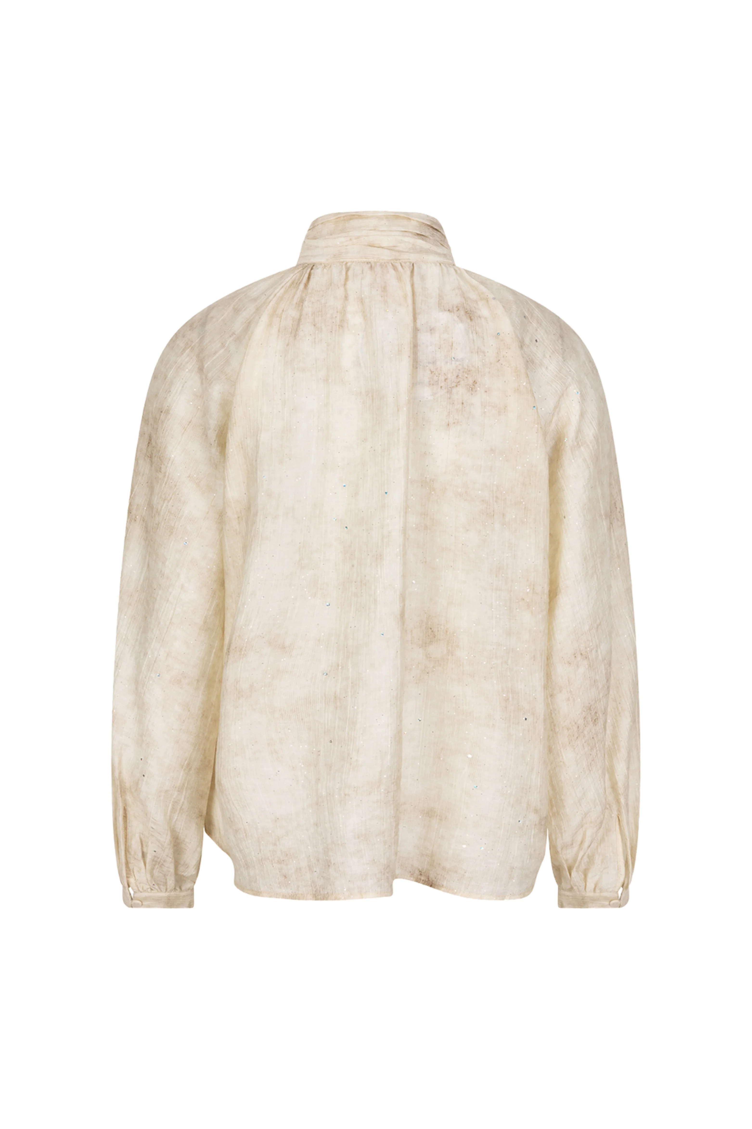 Blouse Raglan Shawl Collar Offwhite F25.14510 - Image 6