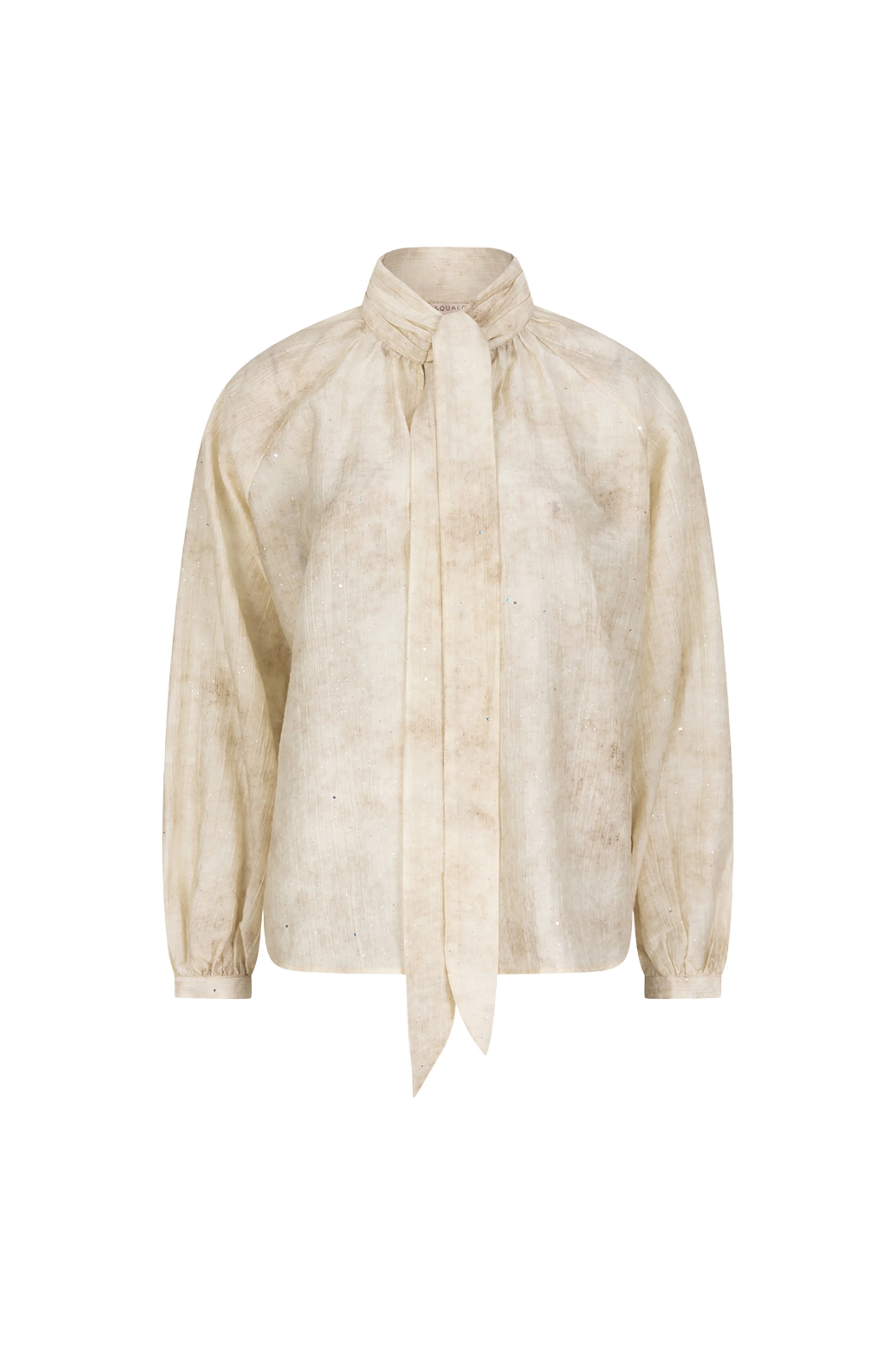 Blouse Raglan Shawl Collar Offwhite F25.14510 - Image 7