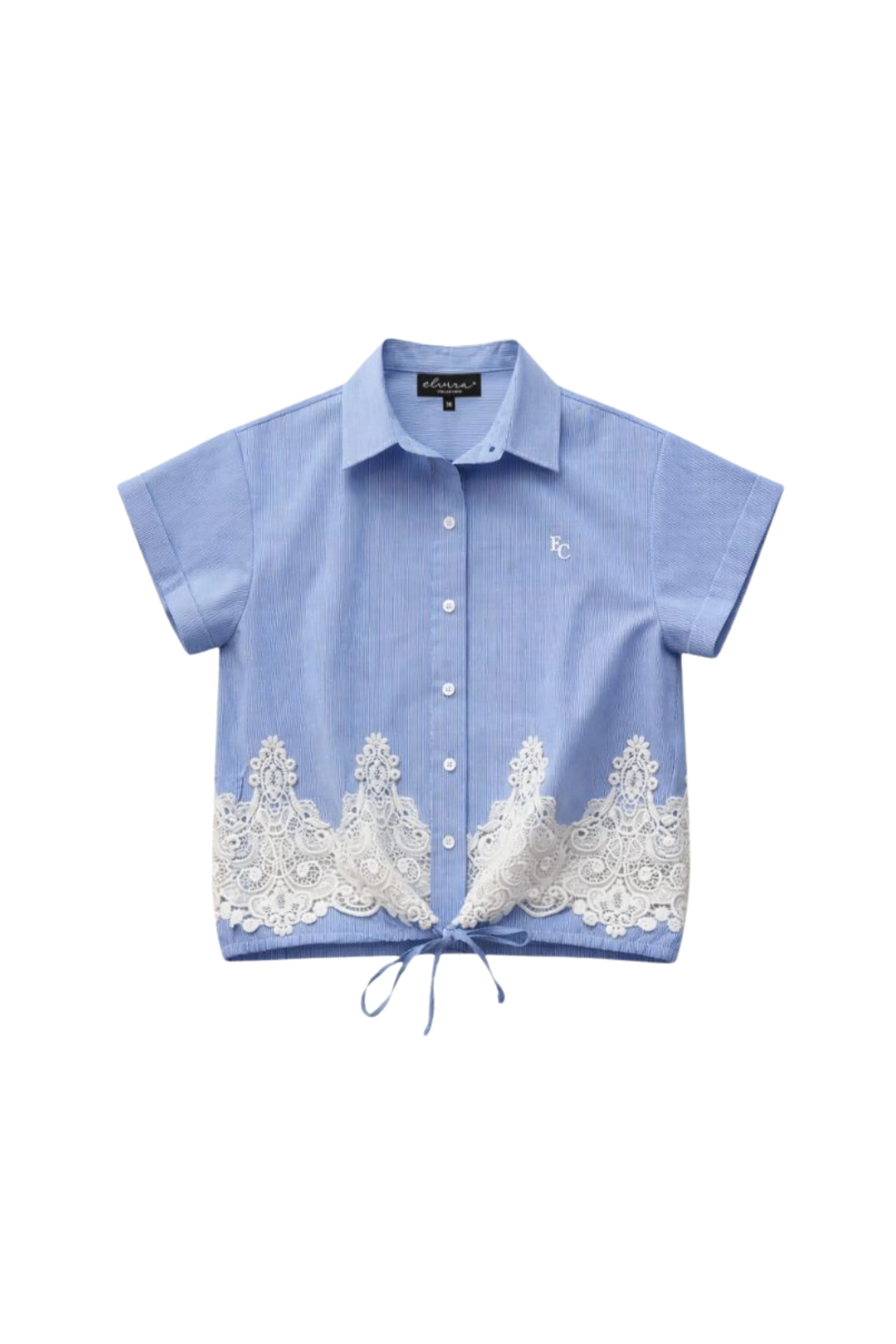 Blouse Renate Striped Blue - Image 2