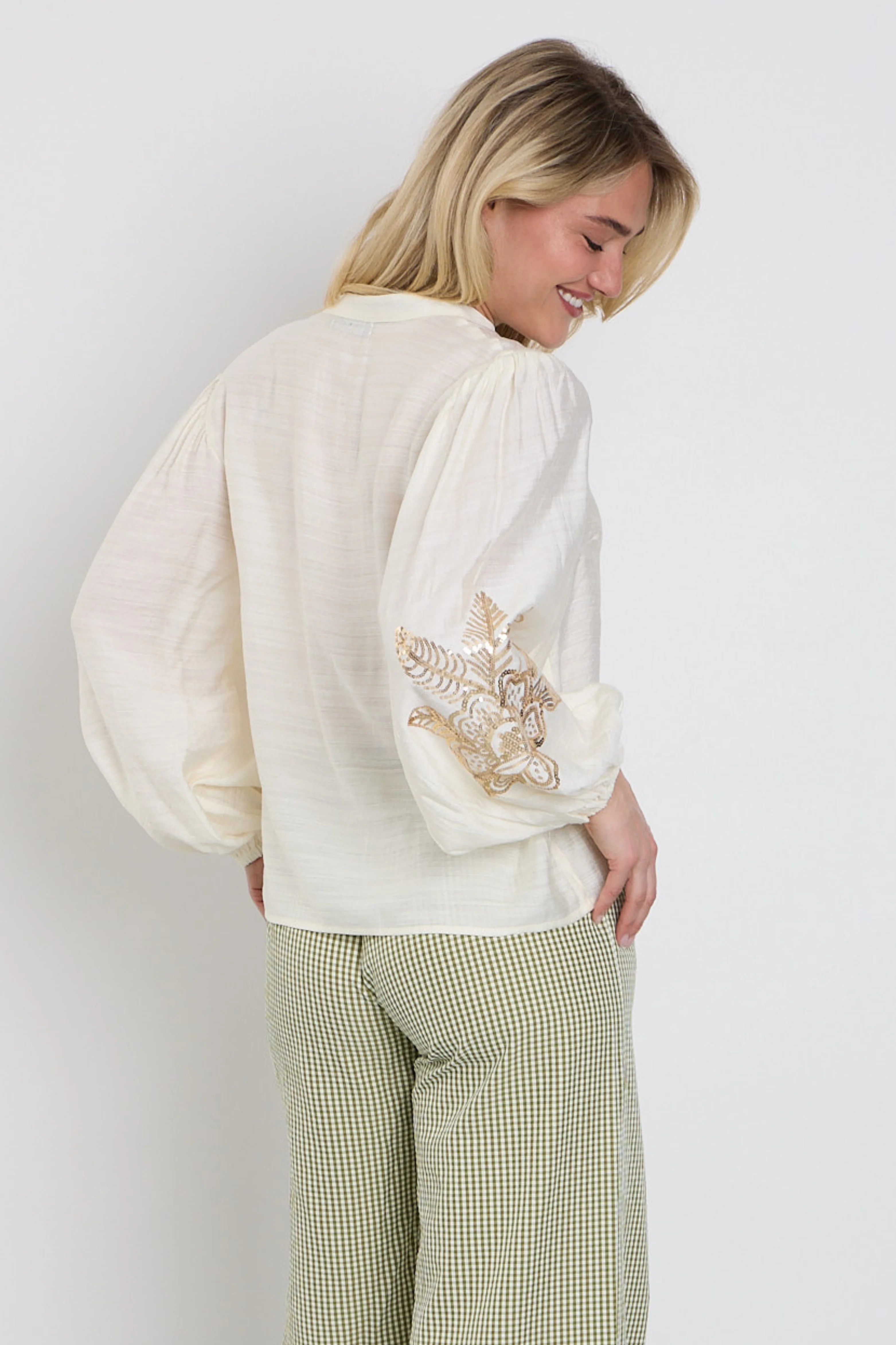 Blouse Rose Ecru - Image 2