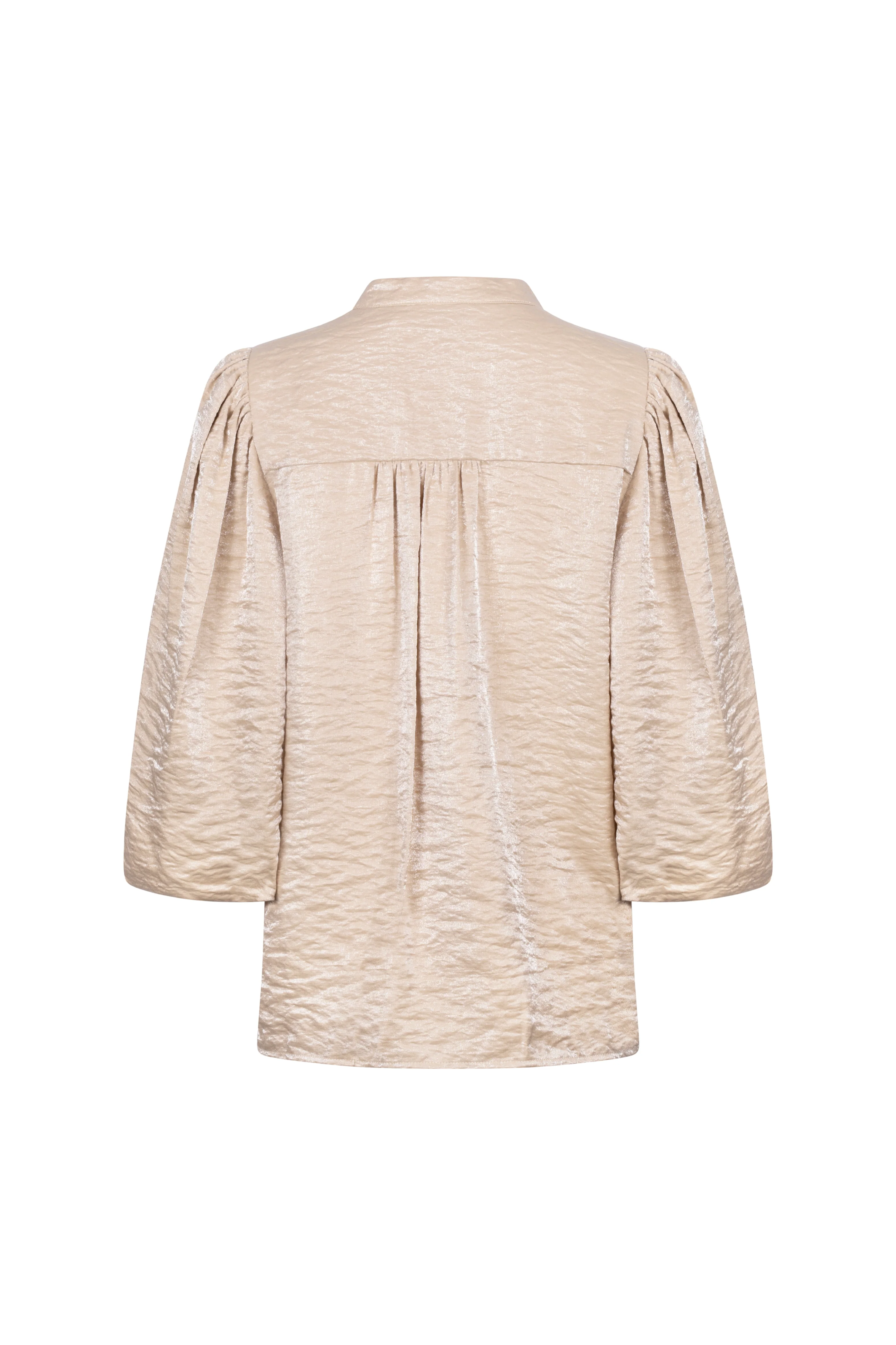 Blouse Rosie Shiny Sand NKS02140 - Image 4