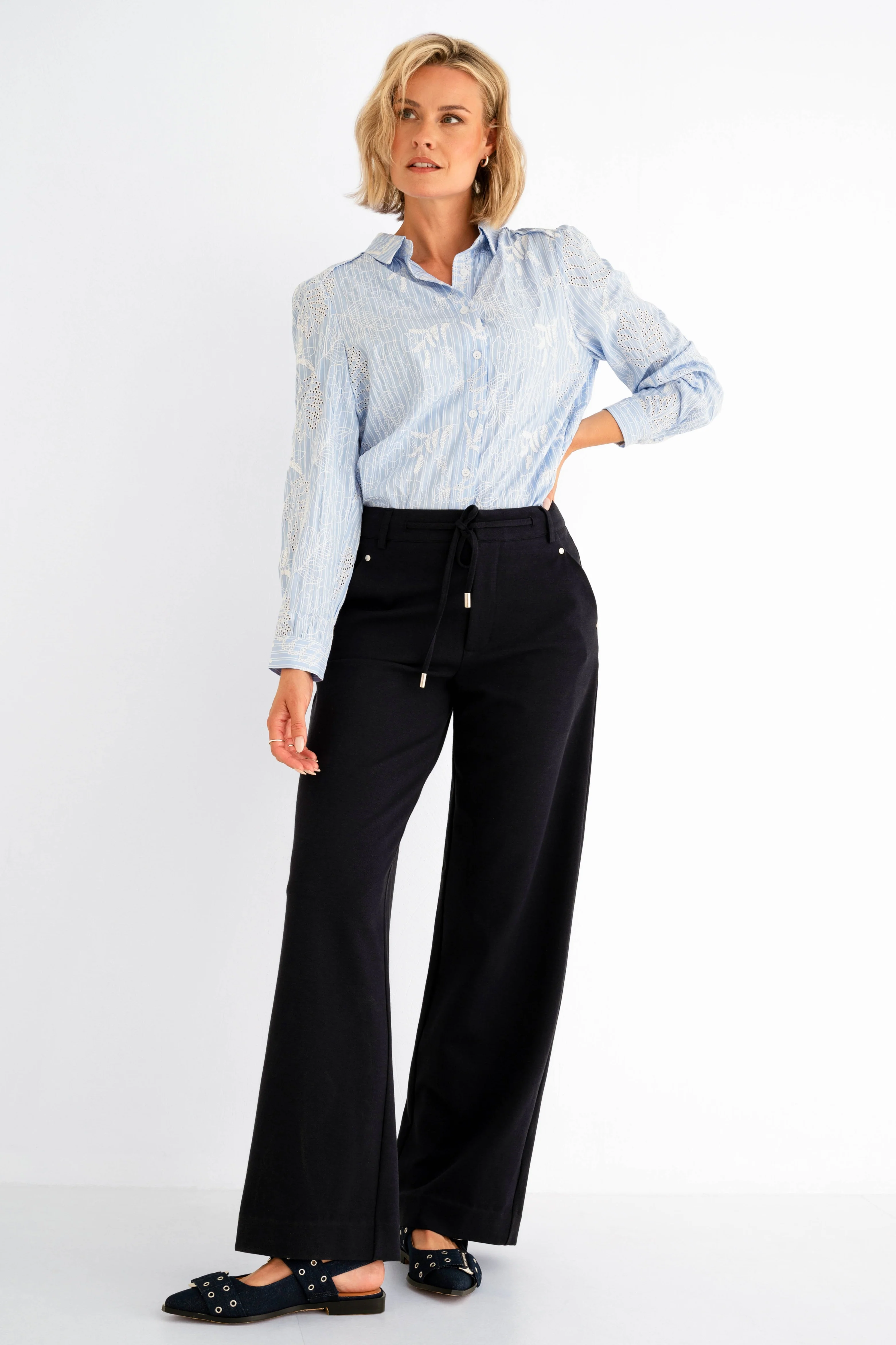 Blouse Saigon Blue Stripe - Image 3