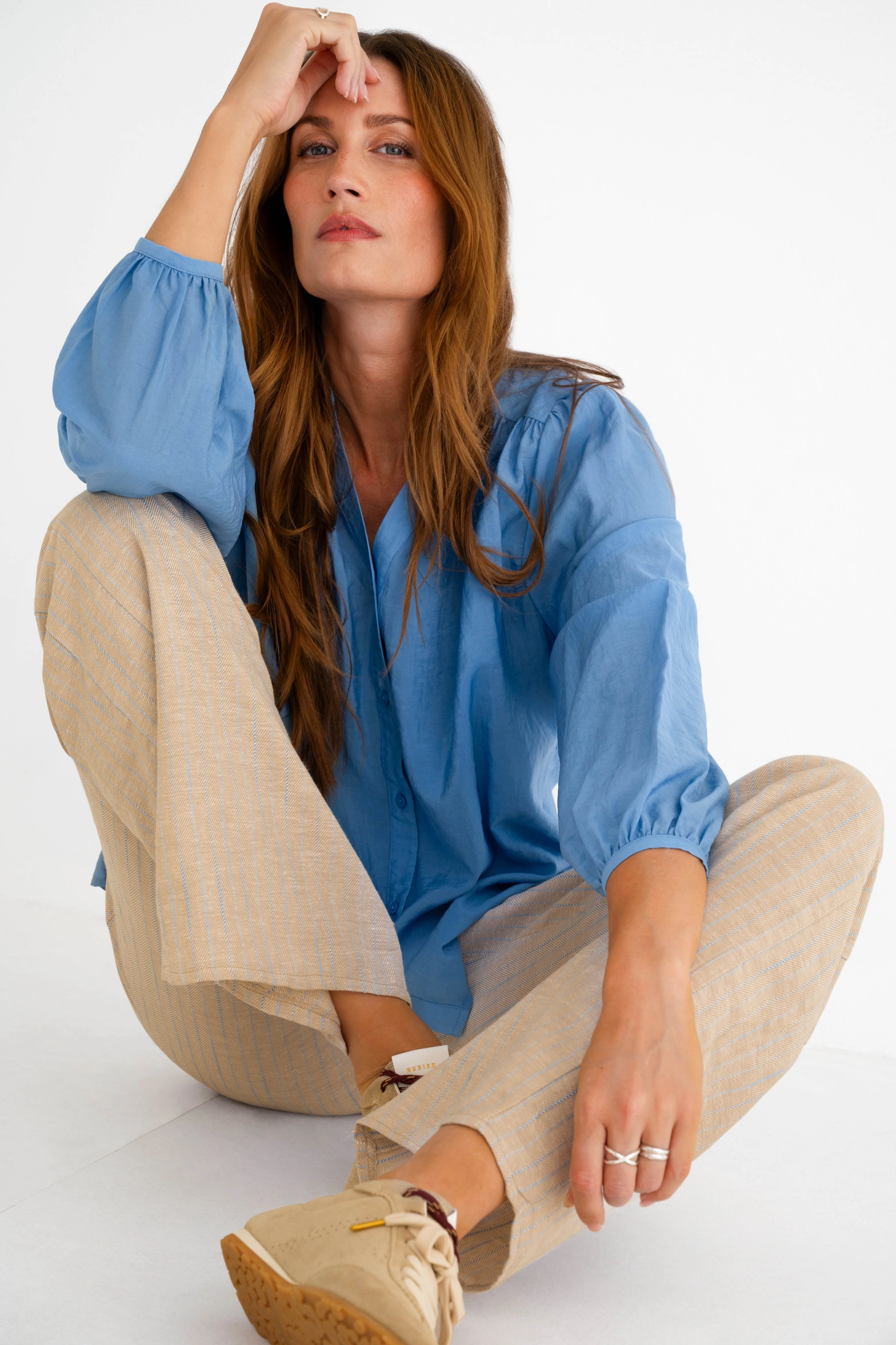 Blouse Sarah Blue - Image 3