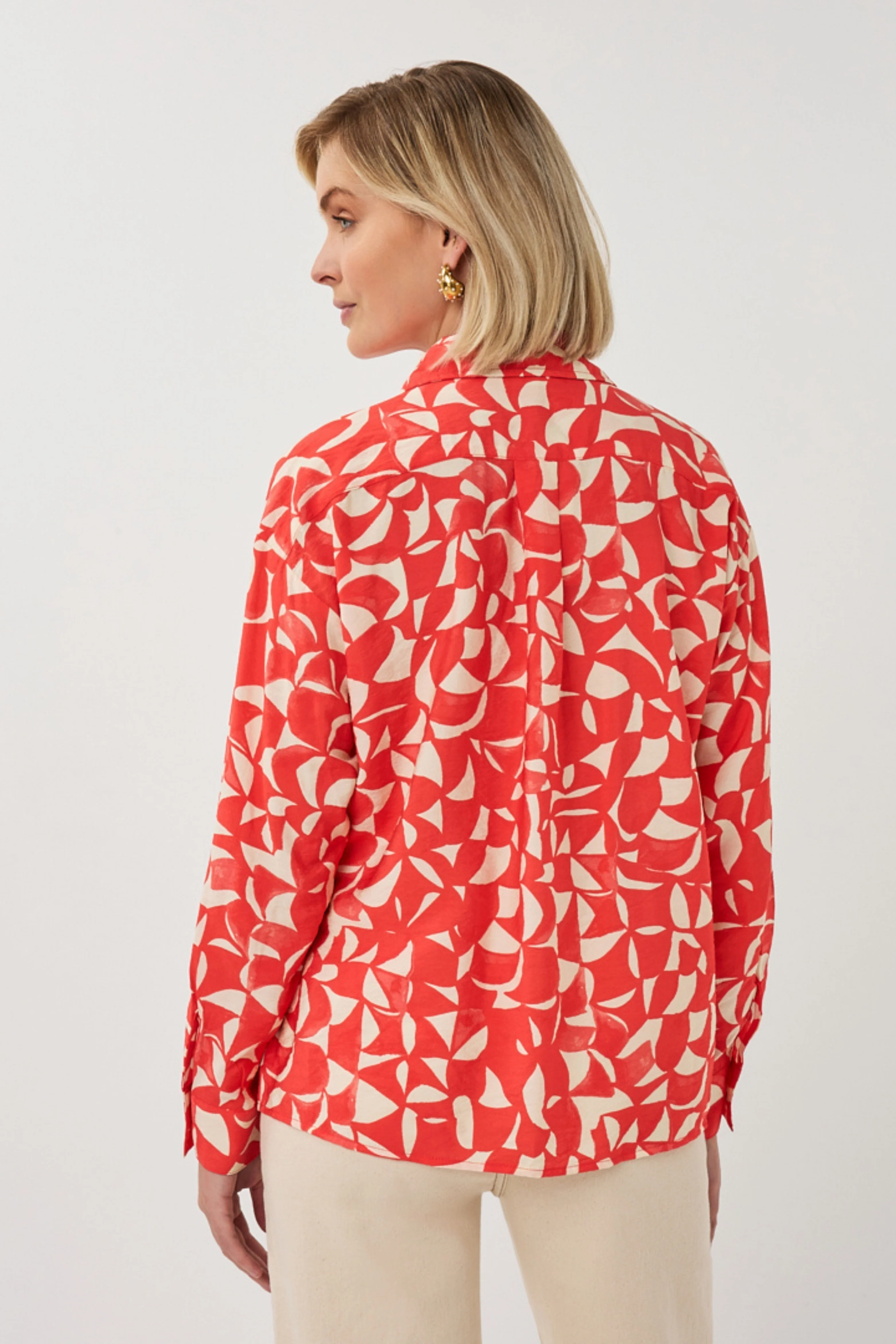 Blouse Scarlet Graphic Print SP26.14004 - Image 8