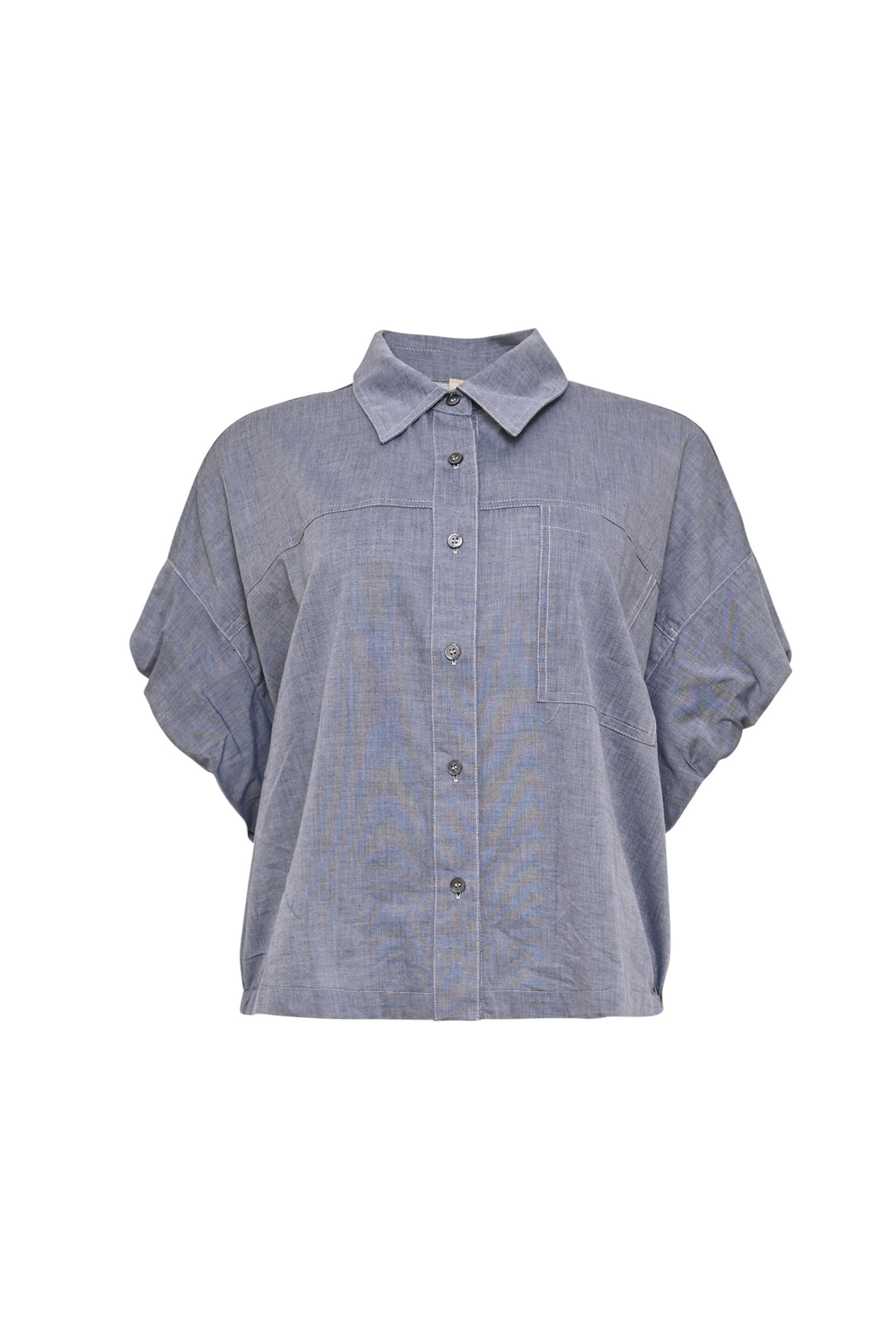 Blouse Sindy Jeans Blue - Image 2