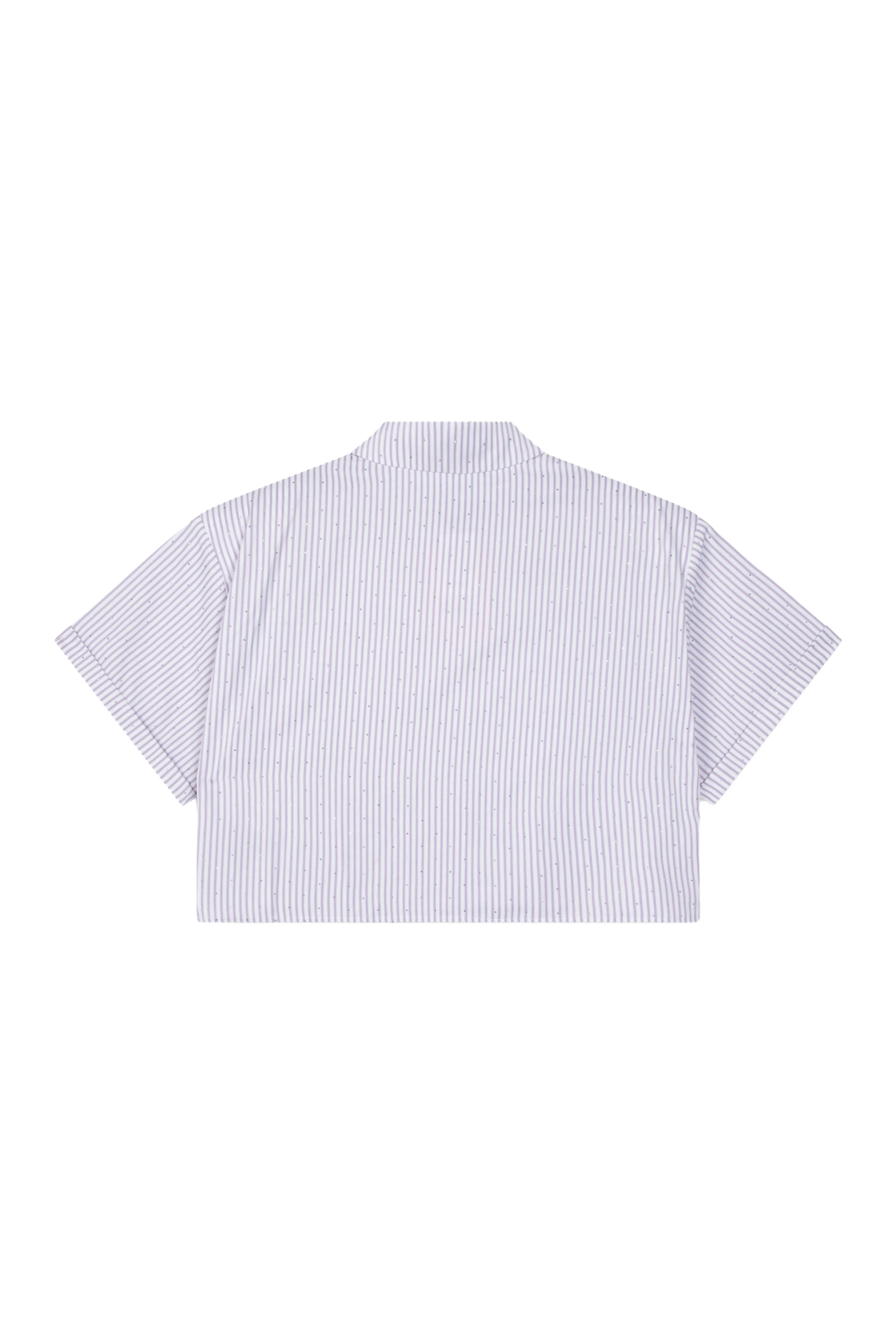 Blouse Steph Striped Cropped Lilac R2506944791 - Image 5