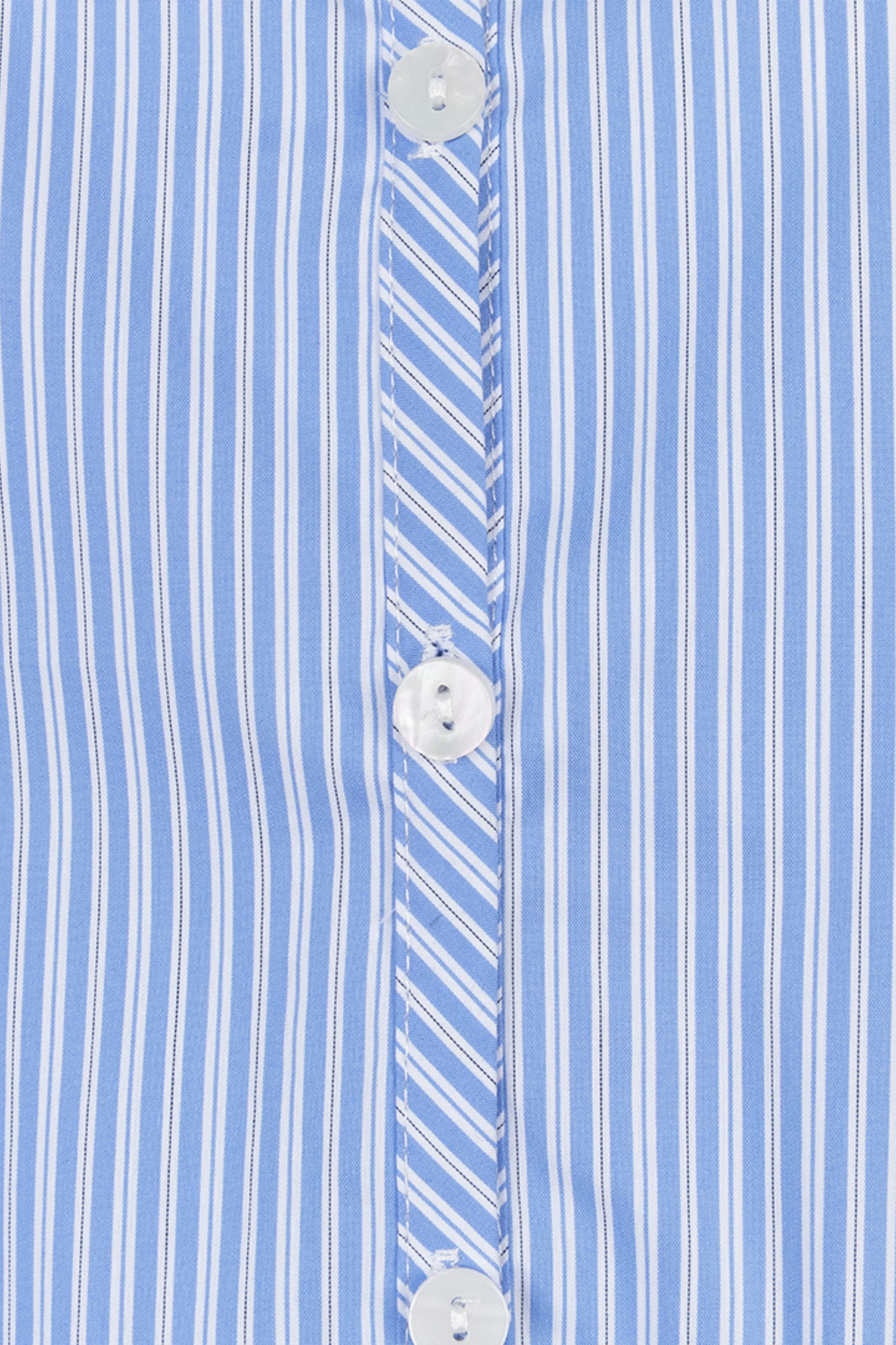 Blouse Striped Cropped Batwing Blue White SP26.28002 - Image 10