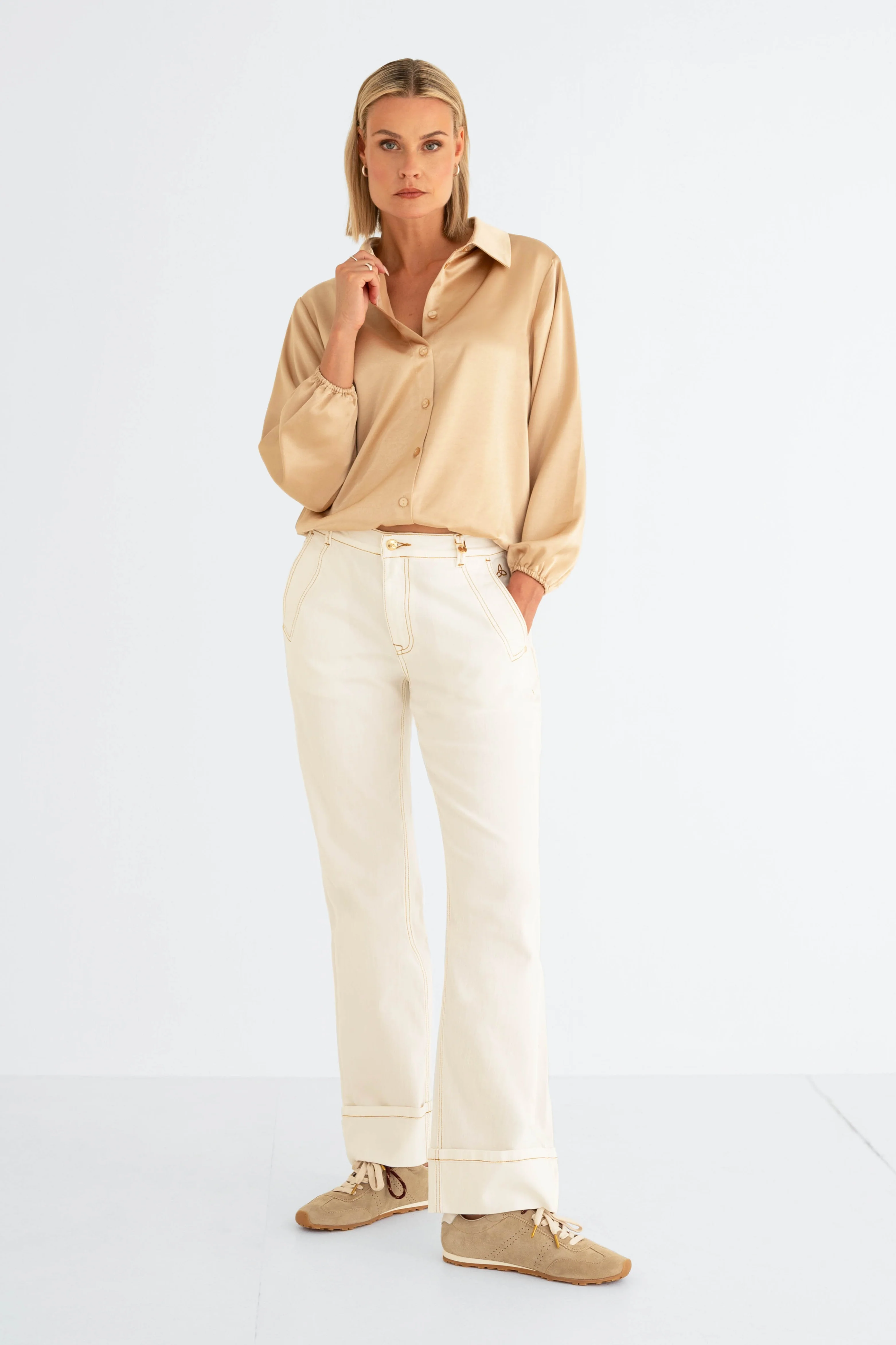 Blouse Sydia Gold - Image 3