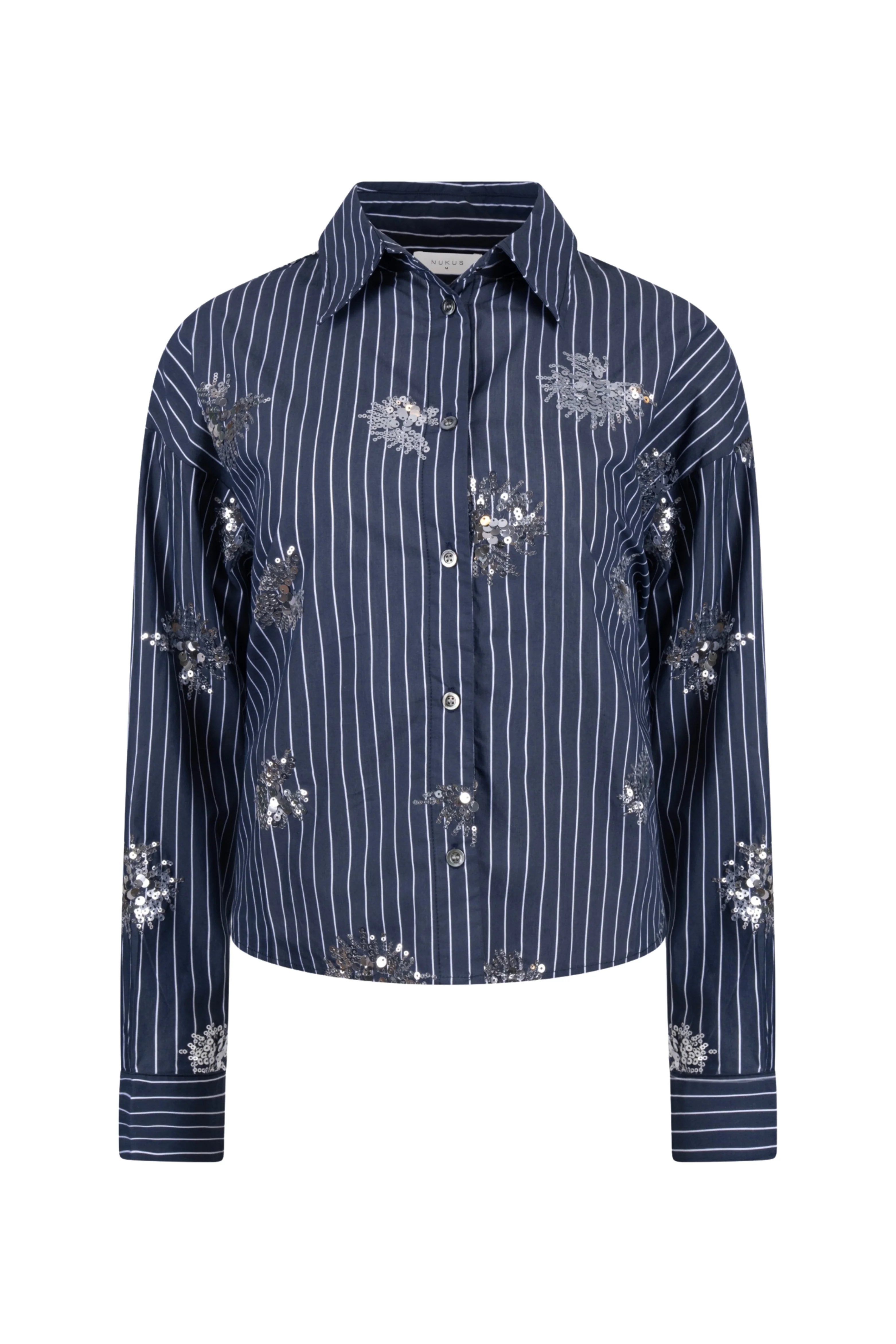 Blouse Tessa Paillet Navy NKS02151 - Image 2