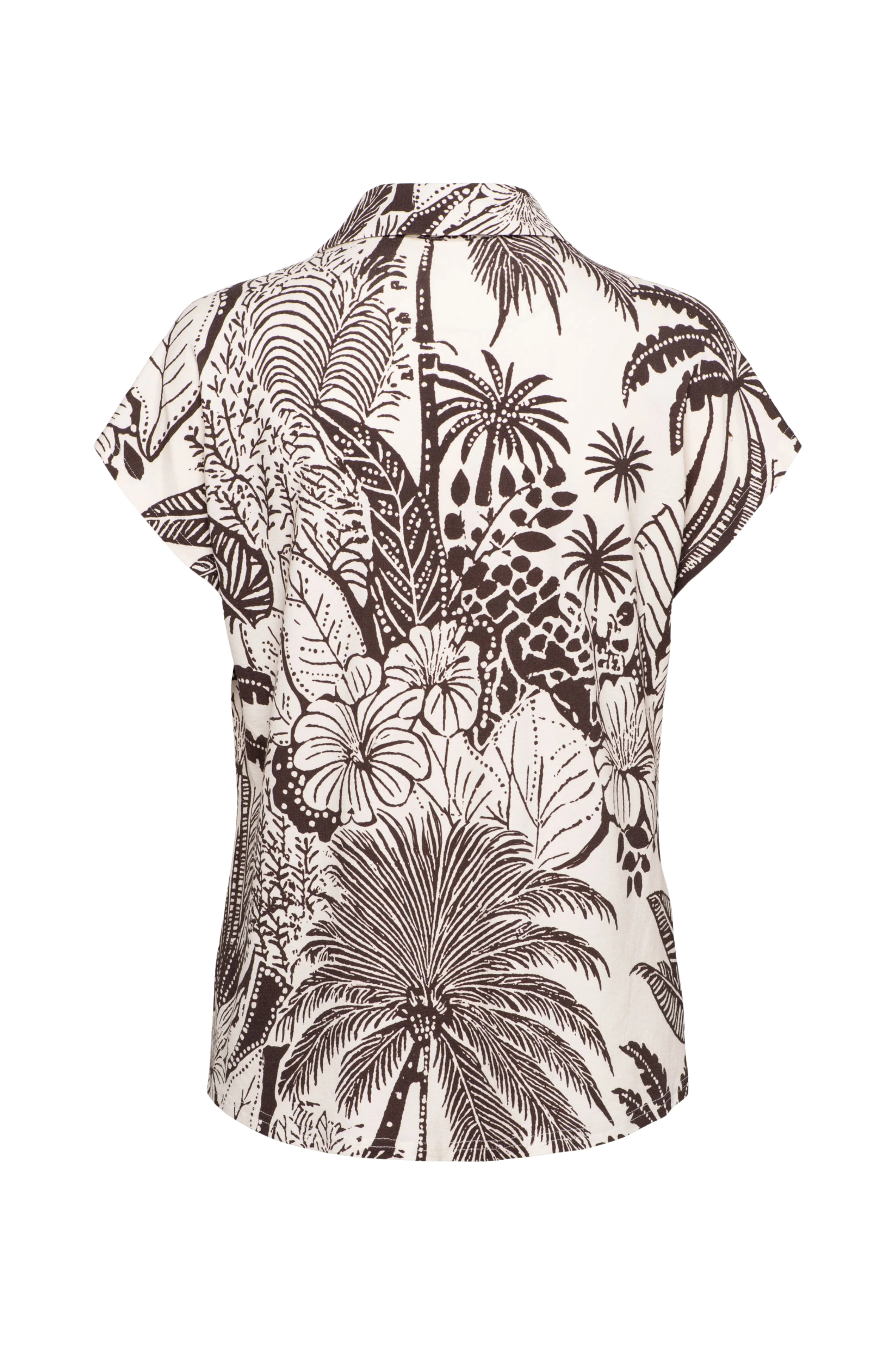 Blouse Valetta Choco Duo Chocolate Multi BL454 - Image 5