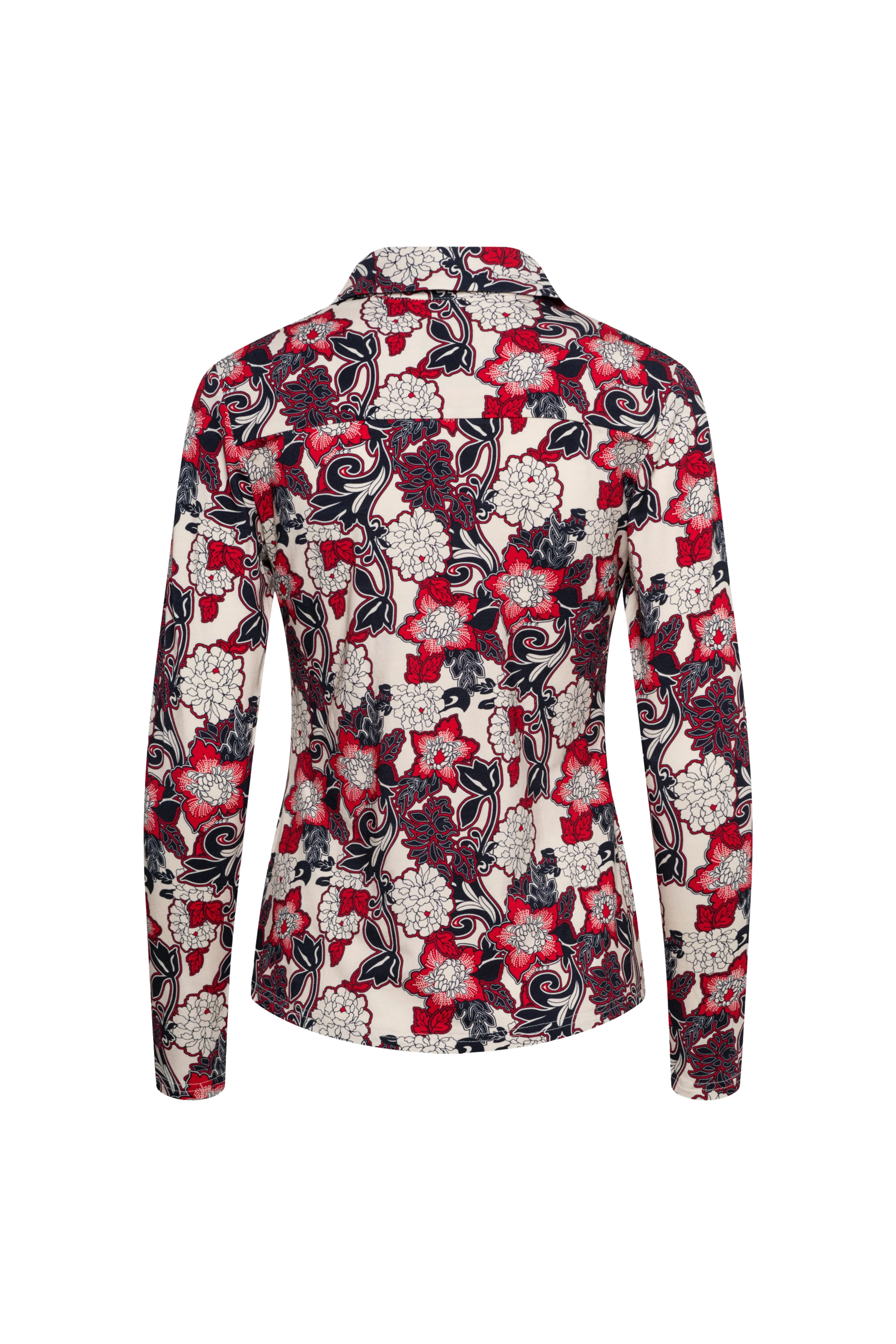 Blouse Vayen Flower Red Multi BL417 - Image 5