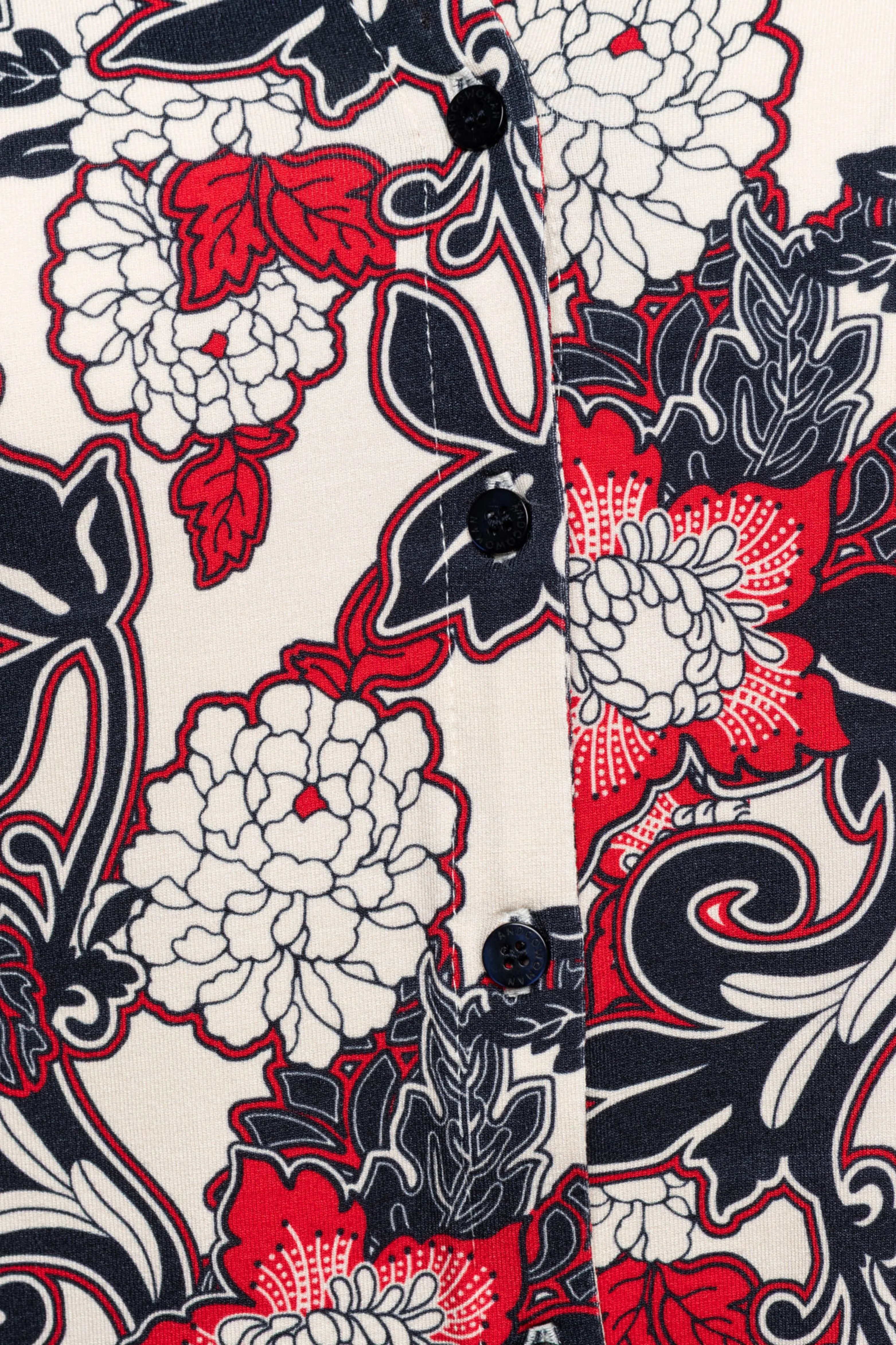 Blouse Vayen Flower Red Multi BL417 - Image 6