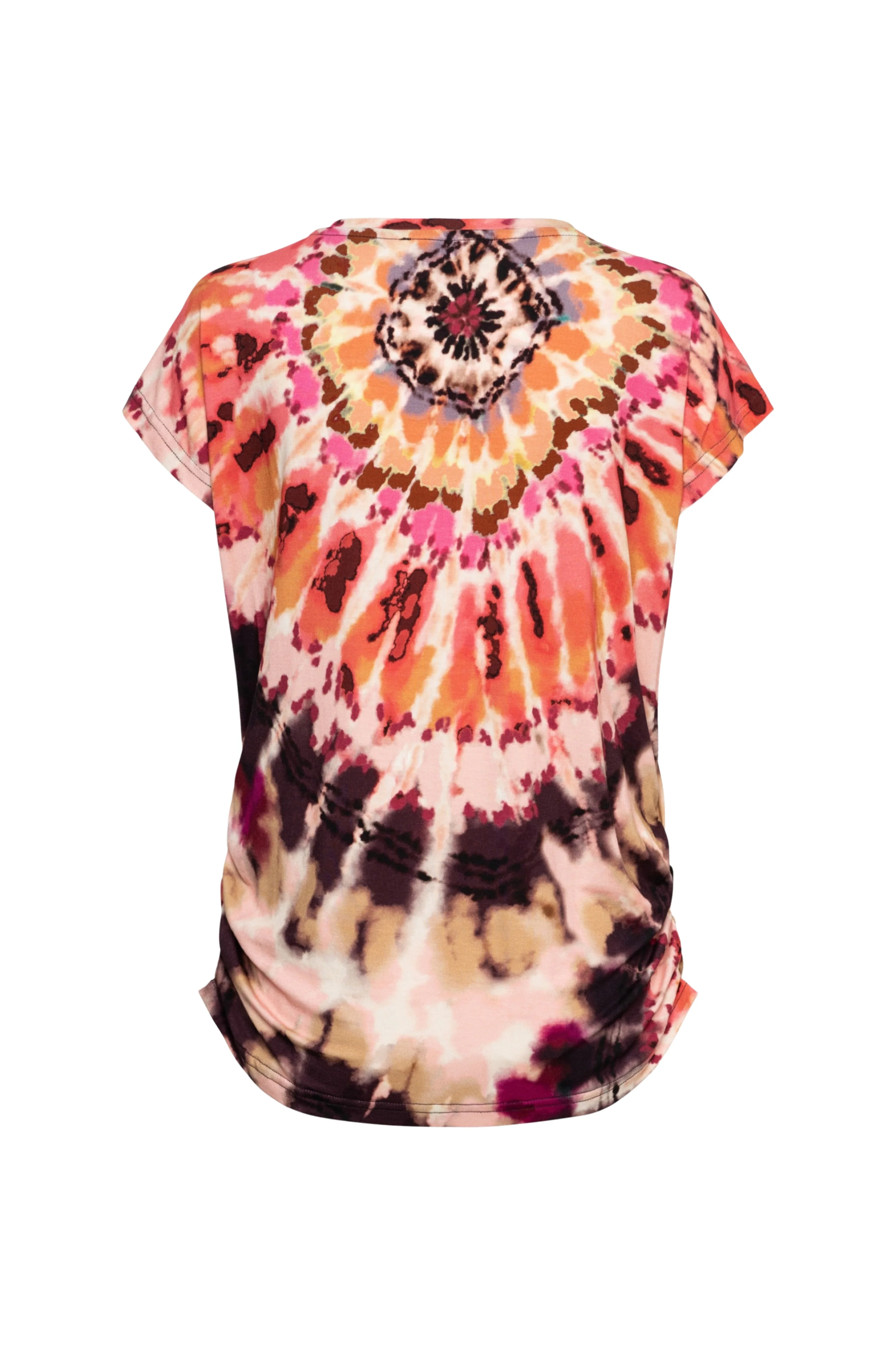 Blouse Vineeta Tie-Dye Soft Pink Multi TO287 - Image 4
