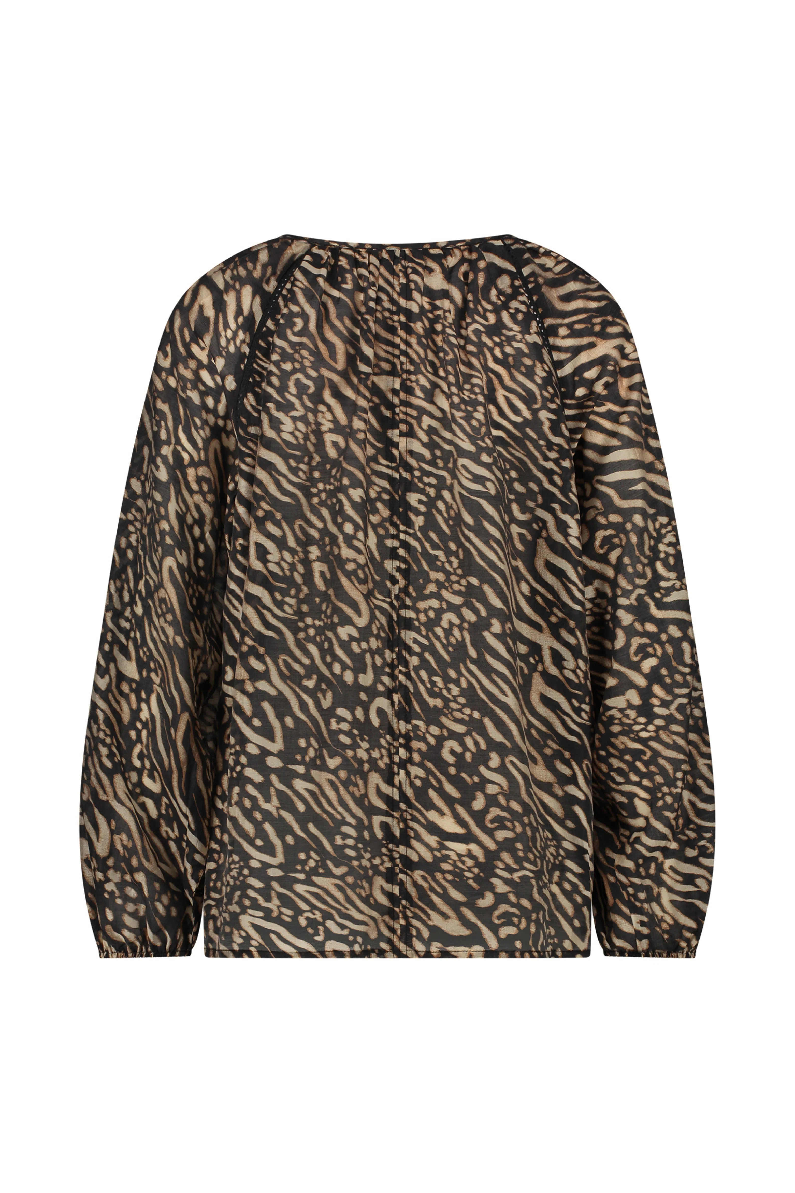 Blouse Yoni Black Sand NKS02092 - Image 4