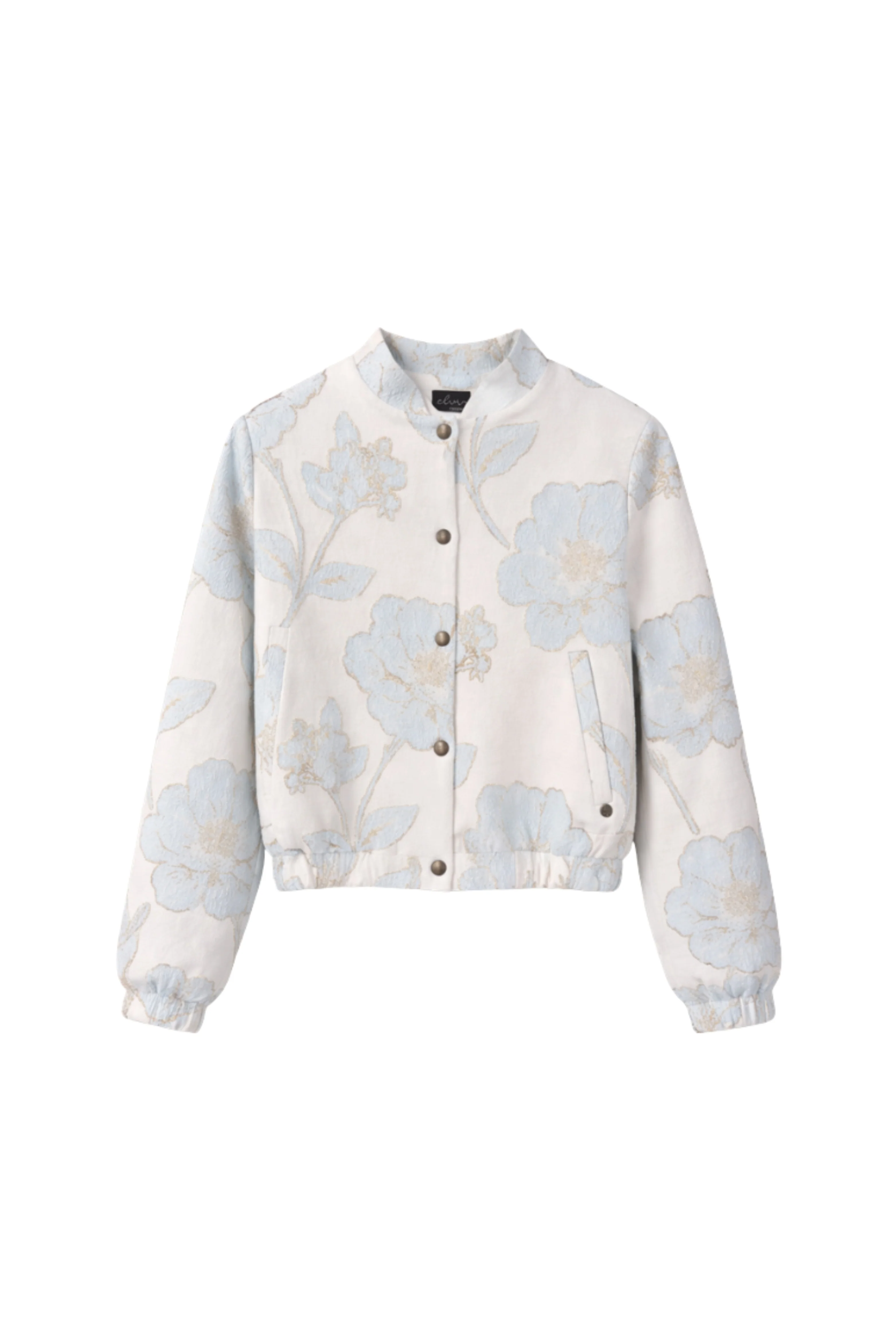 Bomber Lesley Blue Flowers - Image 2