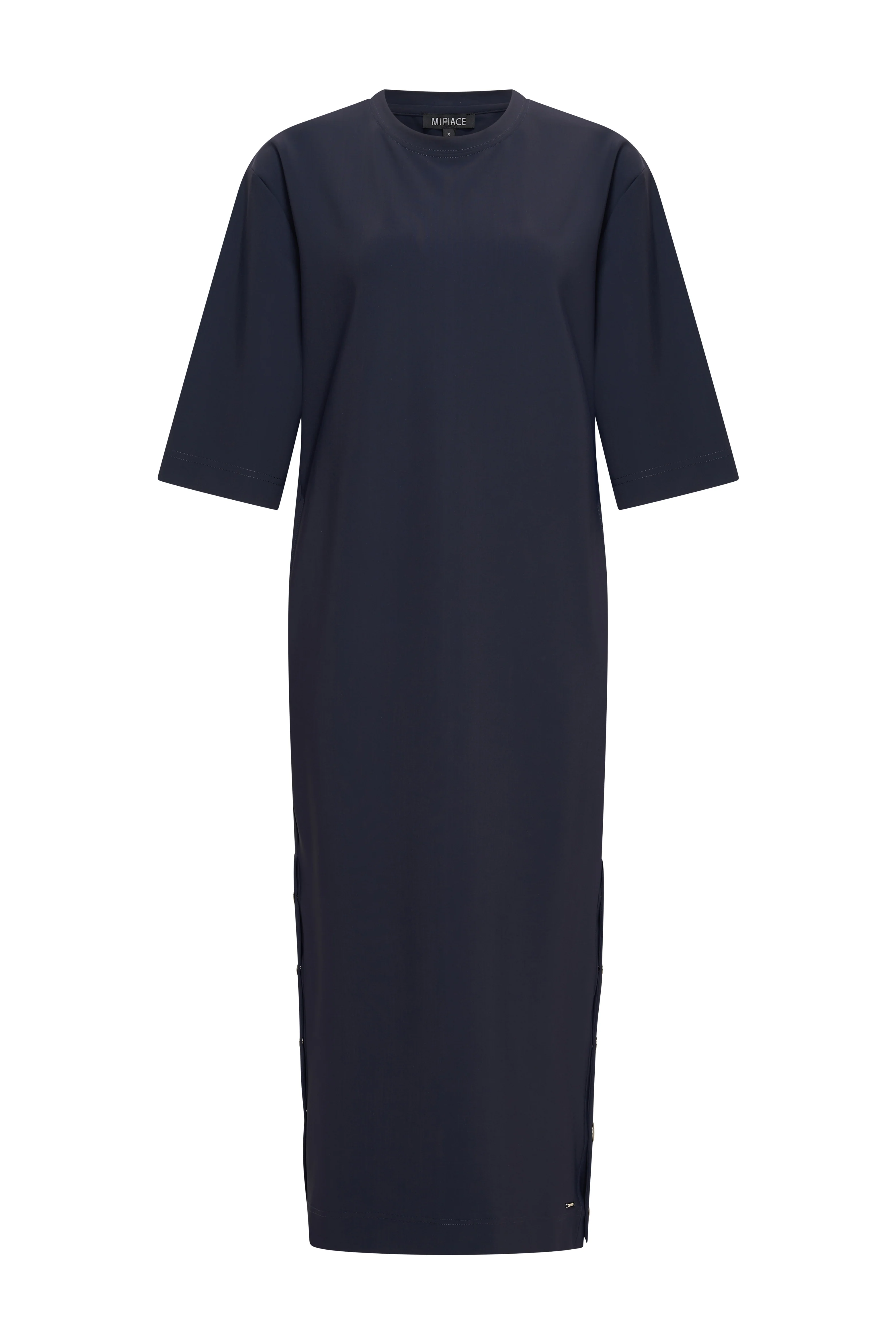 Bonded Travel Jurk Navy 202692