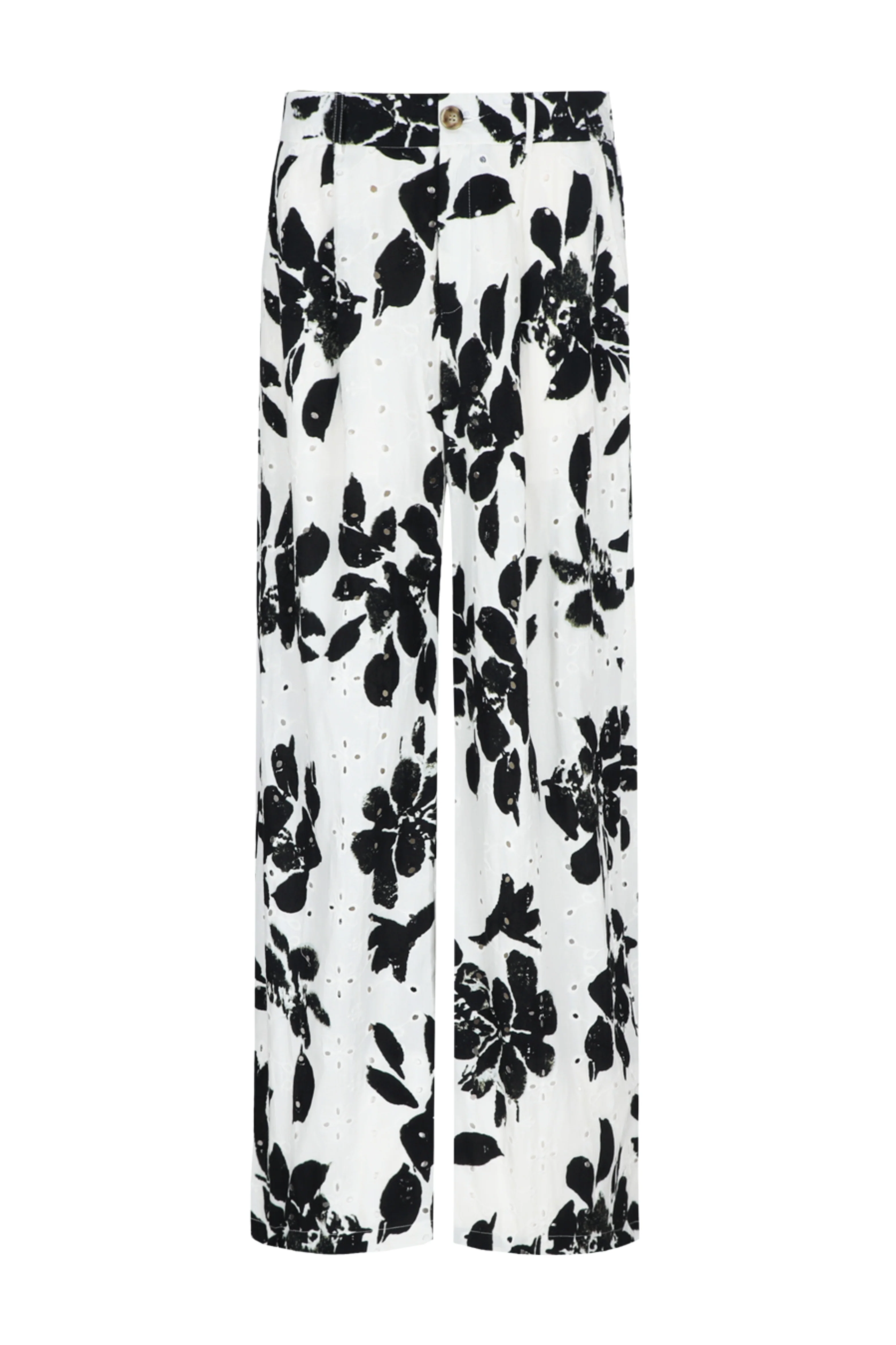 Broek Aeris Offwhite Black - Image 2