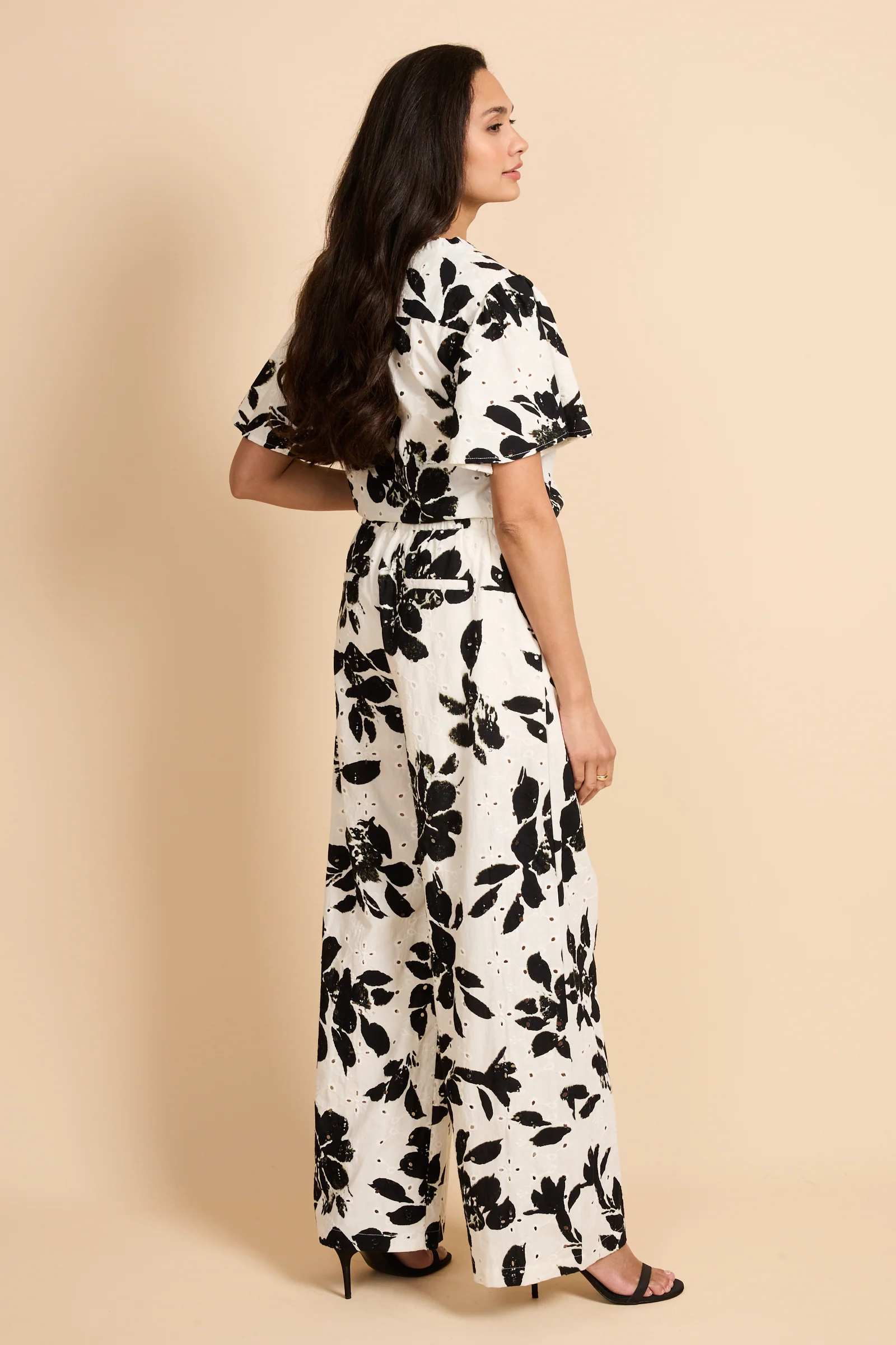 Broek Aeris Offwhite Black - Image 3